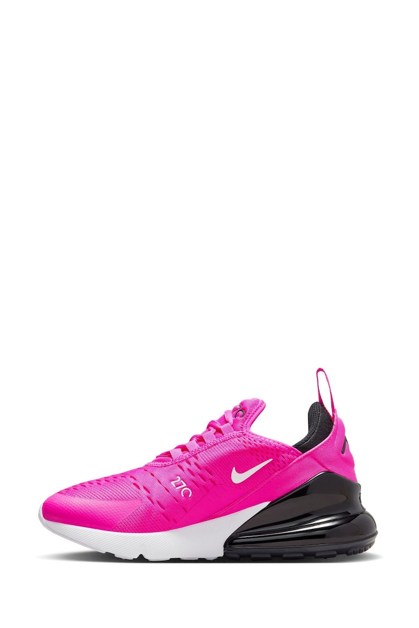 Nike Pink Youth Air Max 270 Trainers - Image 4 of 11