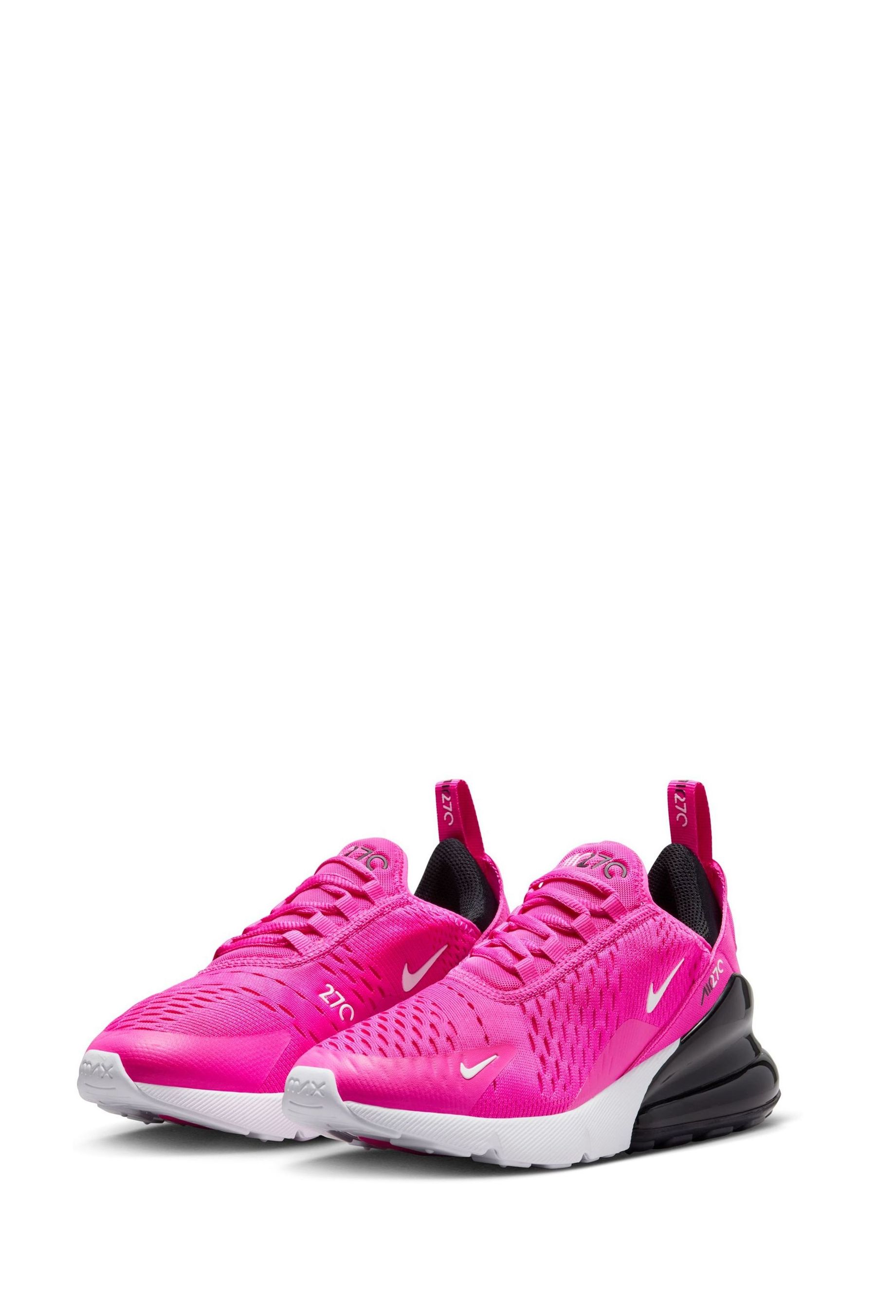 Buy Nike Pink Youth Air Max 270 Trainers from Next Luxembourg