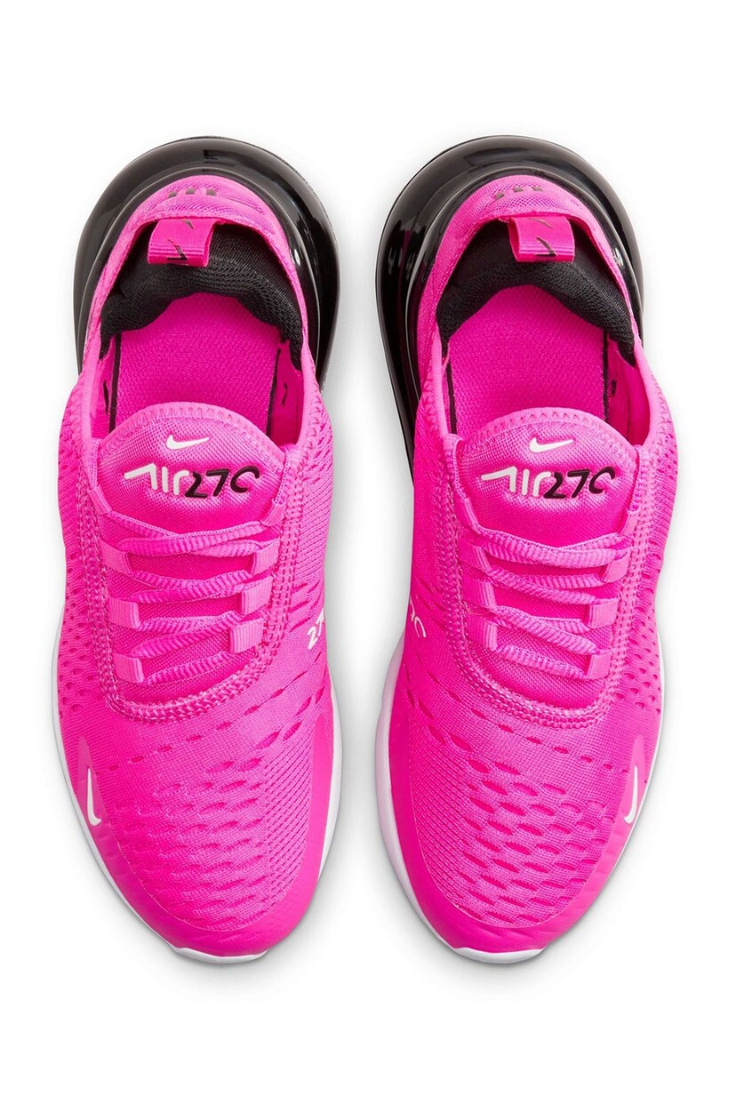 Nike Pink Youth Air Max 270 Trainers - Image 6 of 11