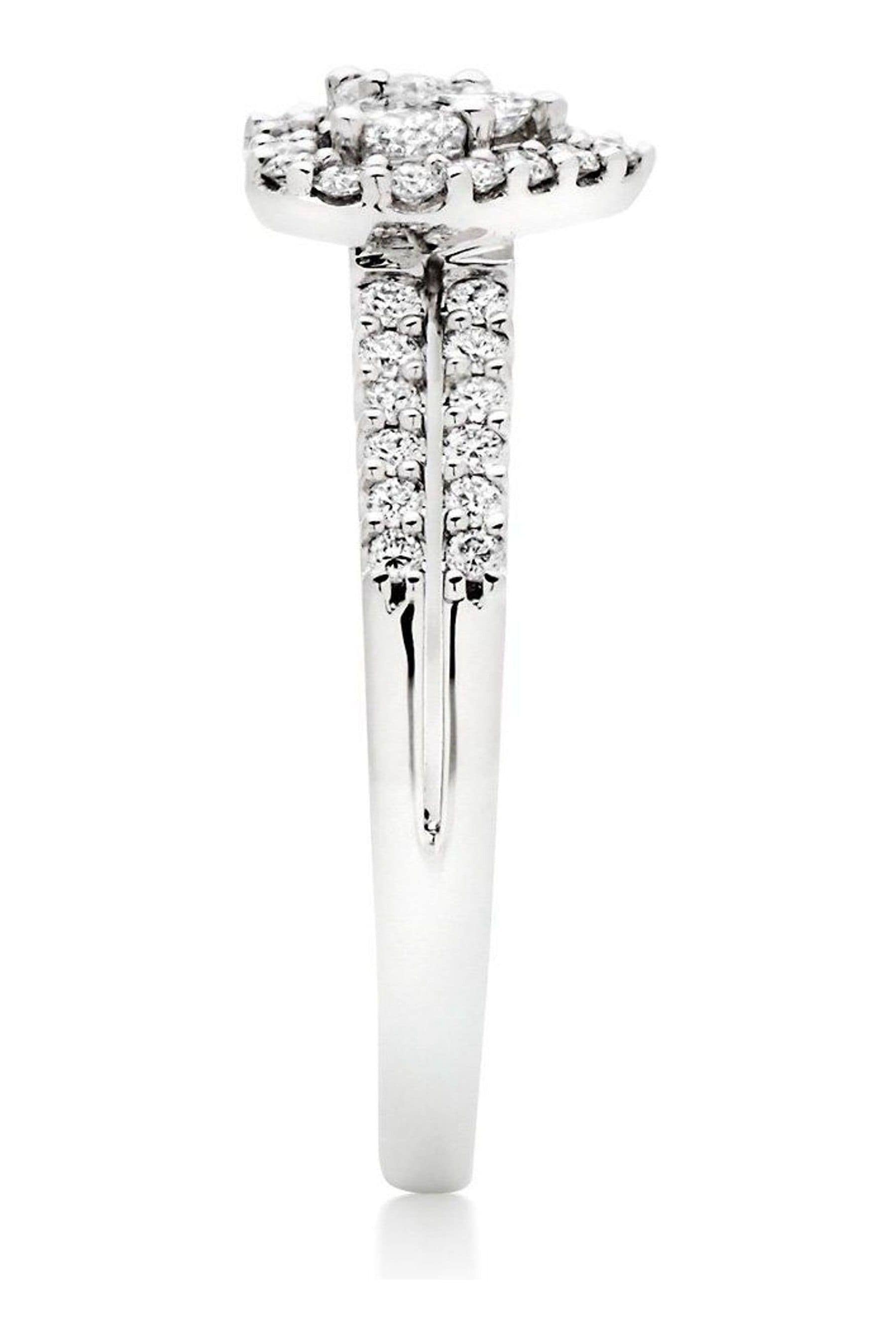 Heart shaped engagement cheap rings beaverbrooks