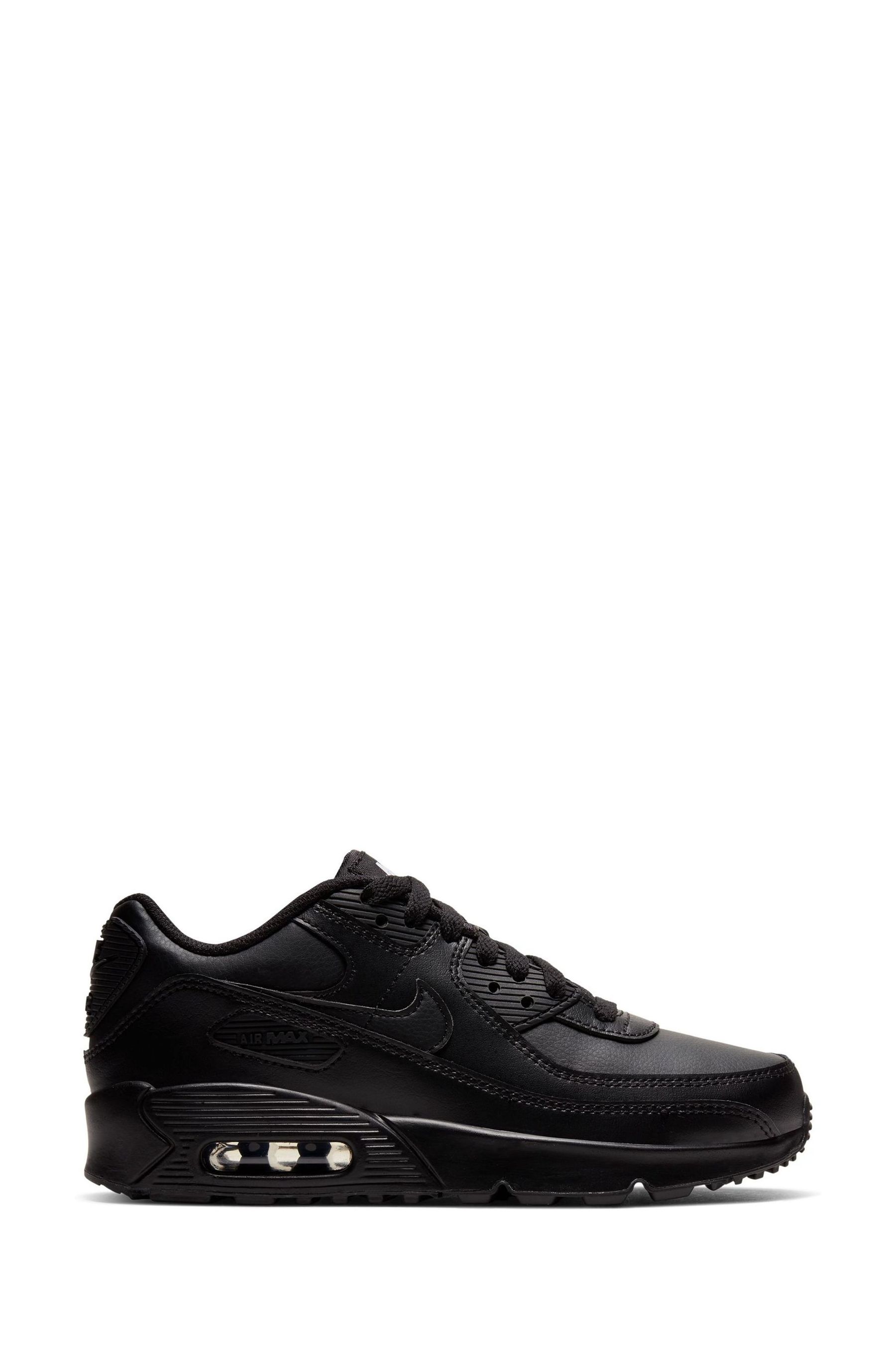 Nike youth air max 90 2024 leather trainers