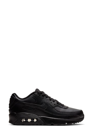 Nike Black Air Max 90 Youth Trainers