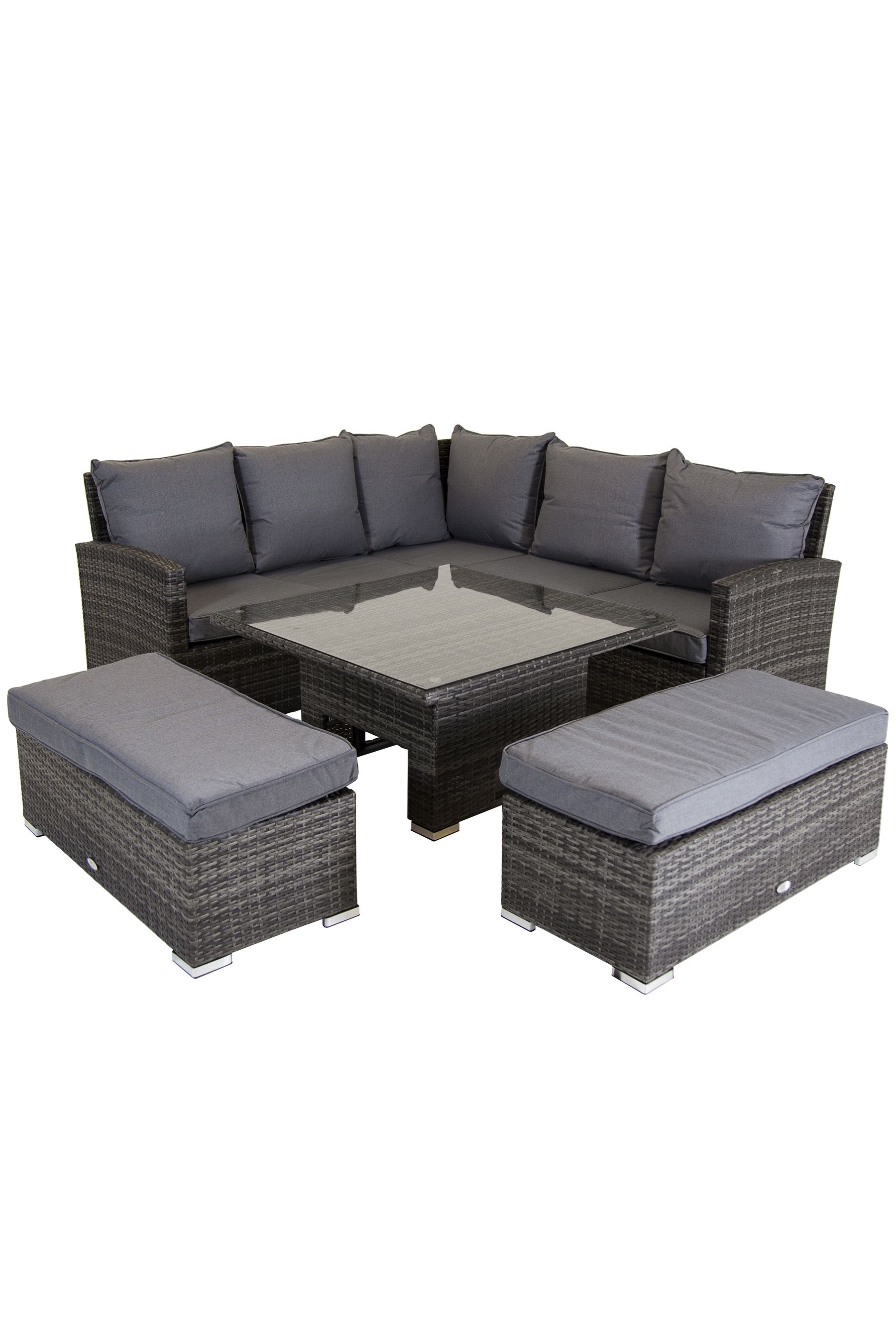 Charles bentley corner sofa lounge set grey store
