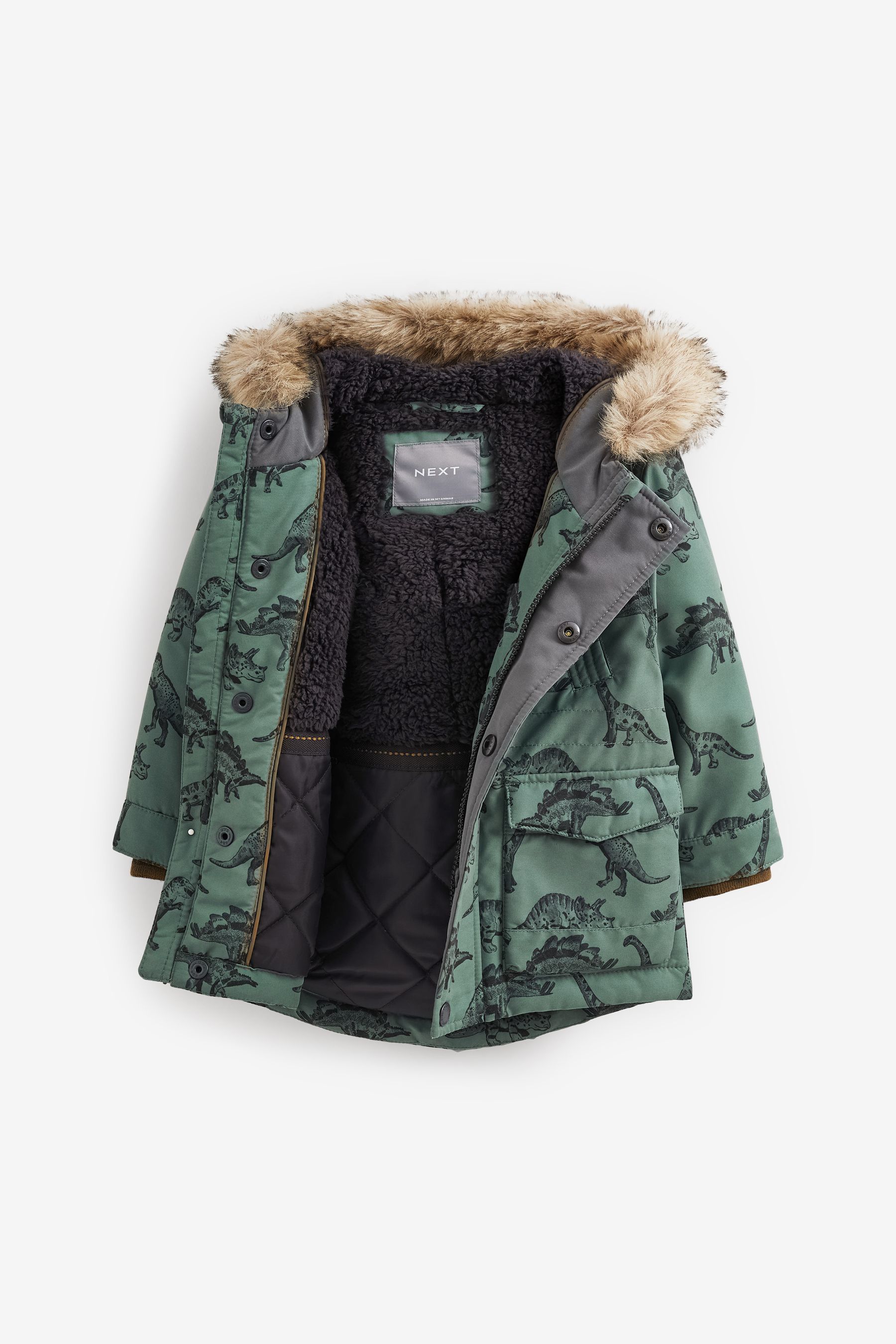 Next boys dinosaur coat sale
