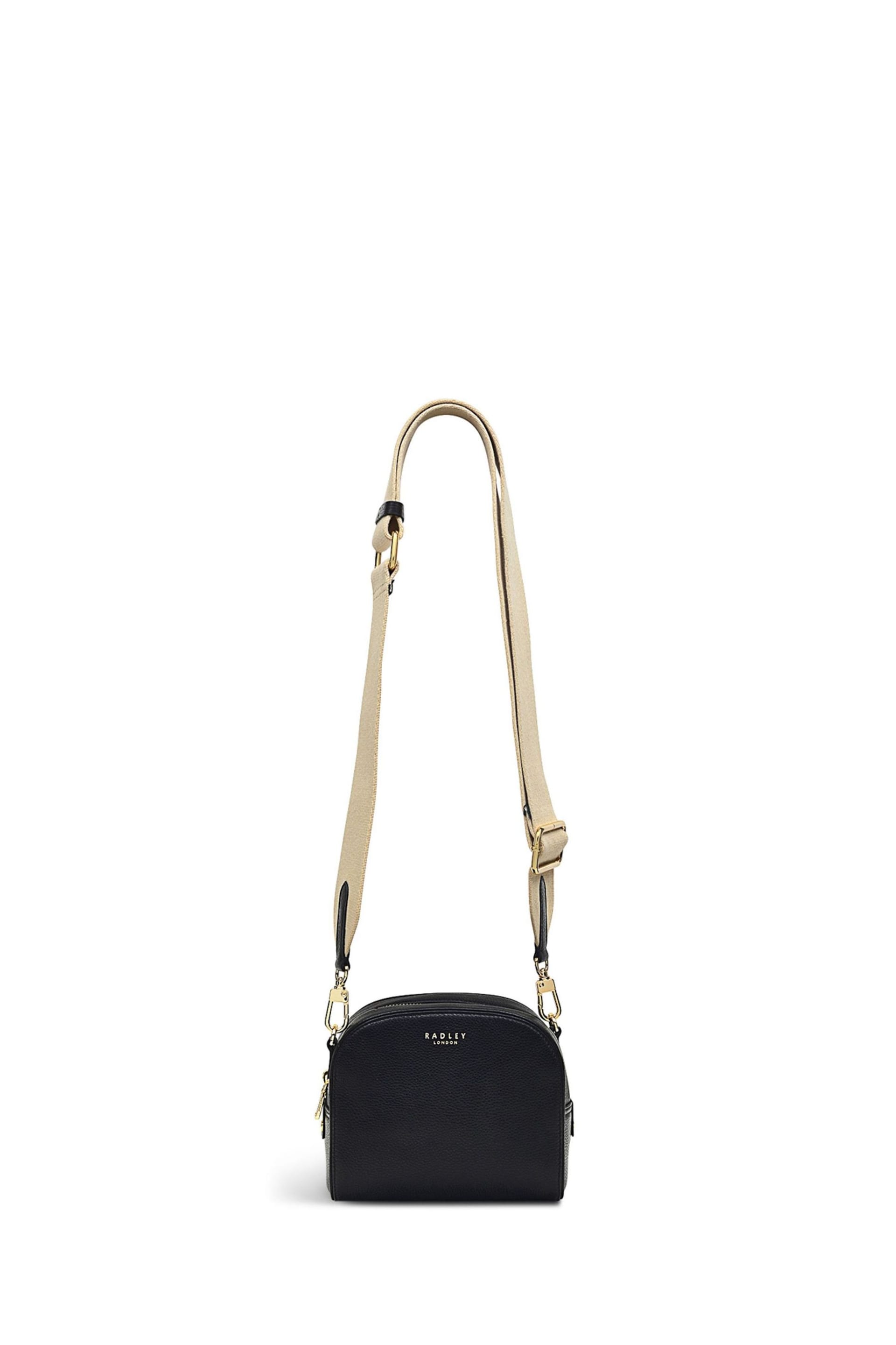 Radley London Small  Arden Crescent Zip Around Cross-Body Black Bag - Image 2 of 5