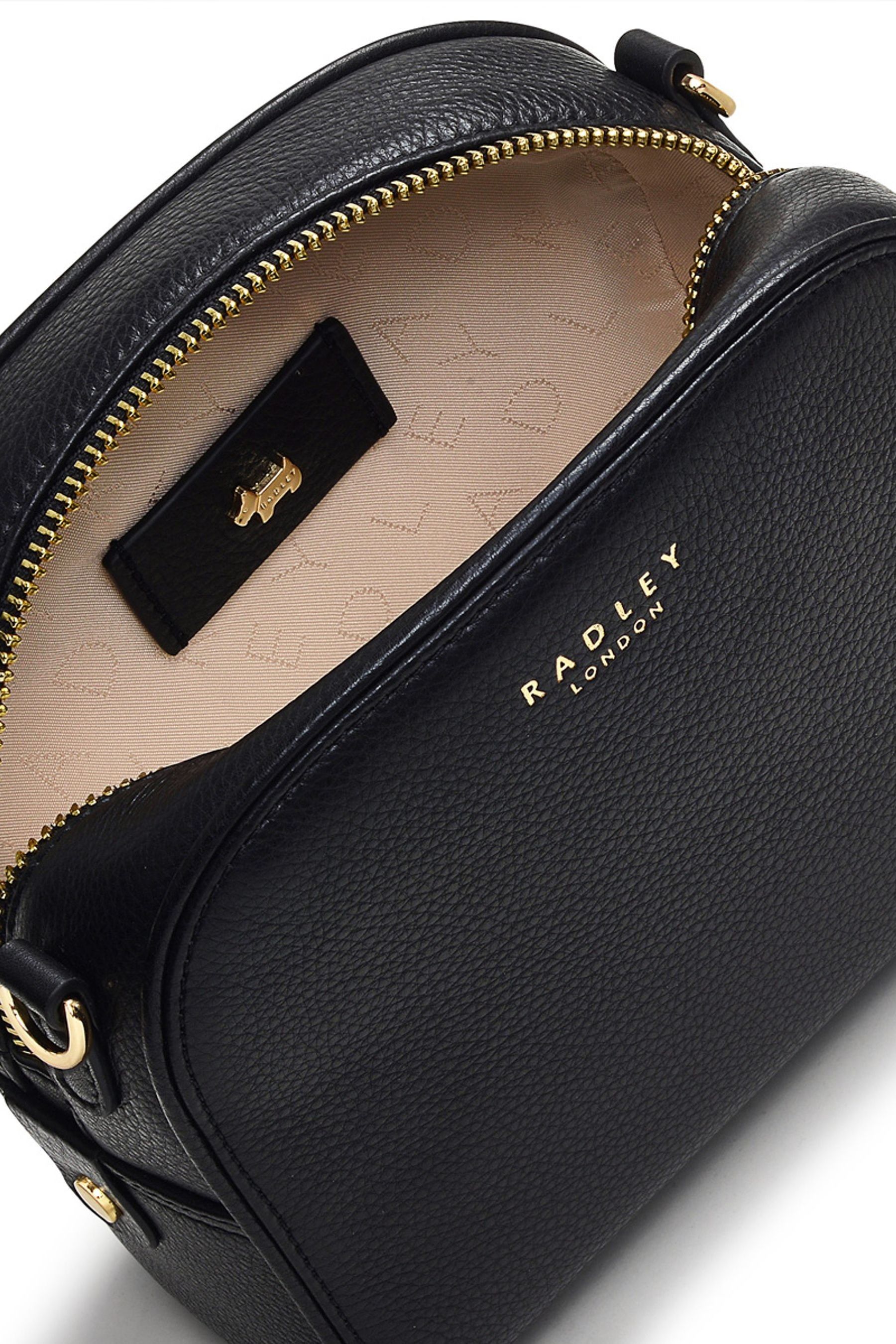 Buy Radley London Small Arden Crescent Zip Around Cross Body Black Bag from Next Ireland
