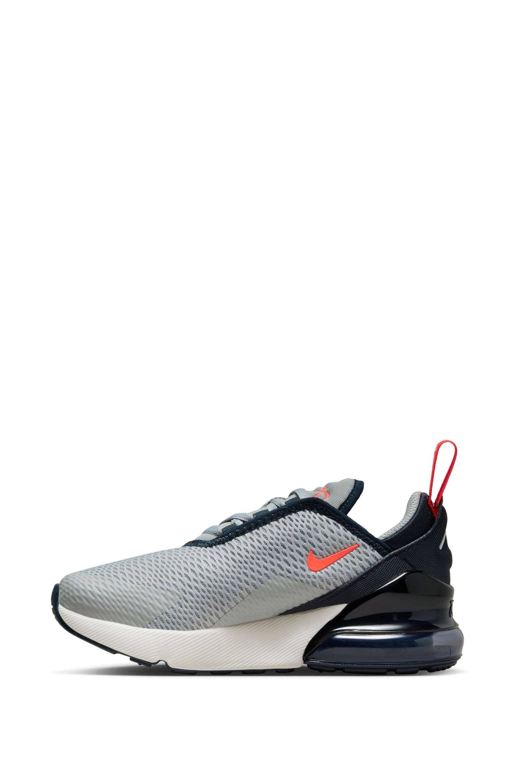 Air max 270 top junior red and white