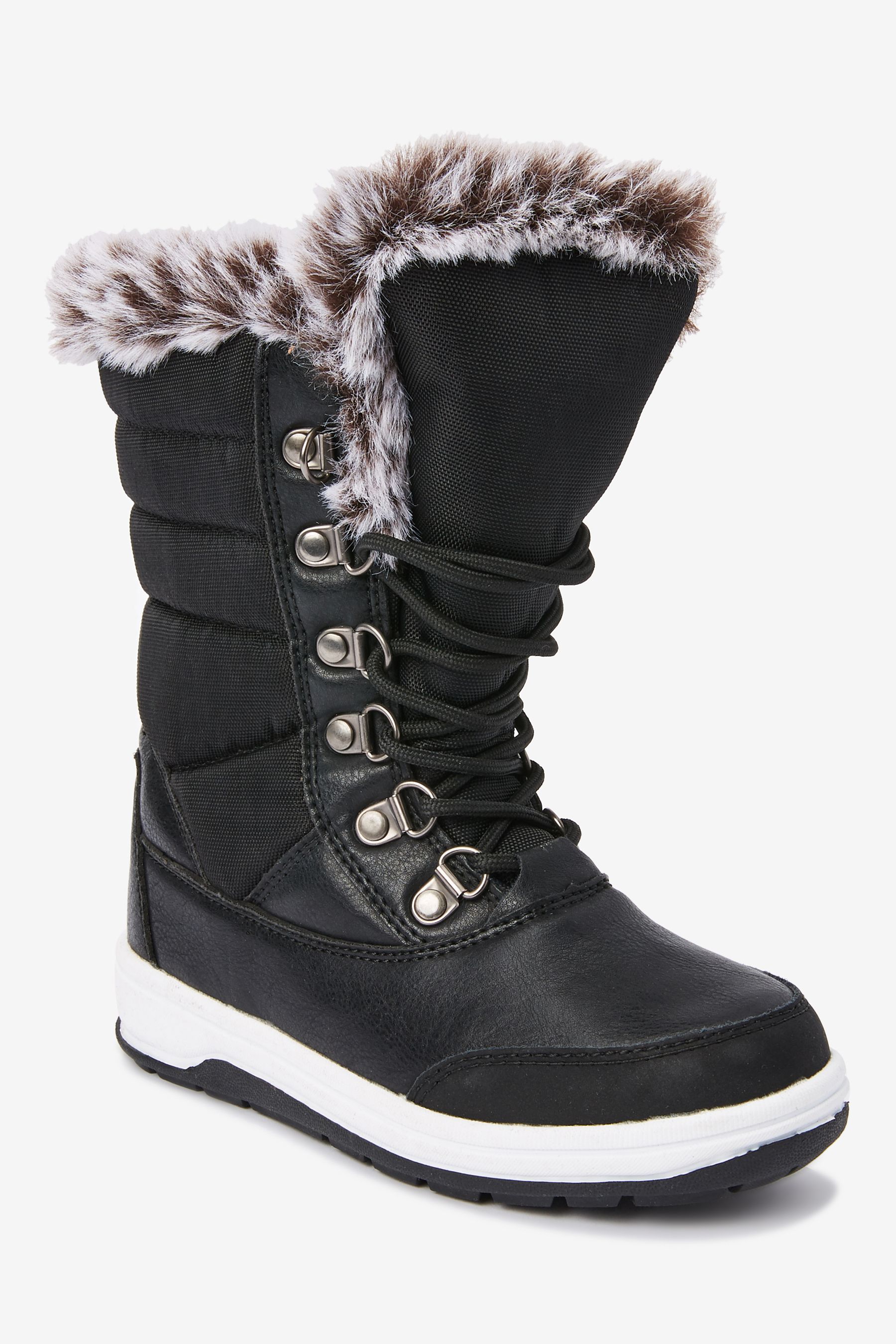 Fur topped boots outlet