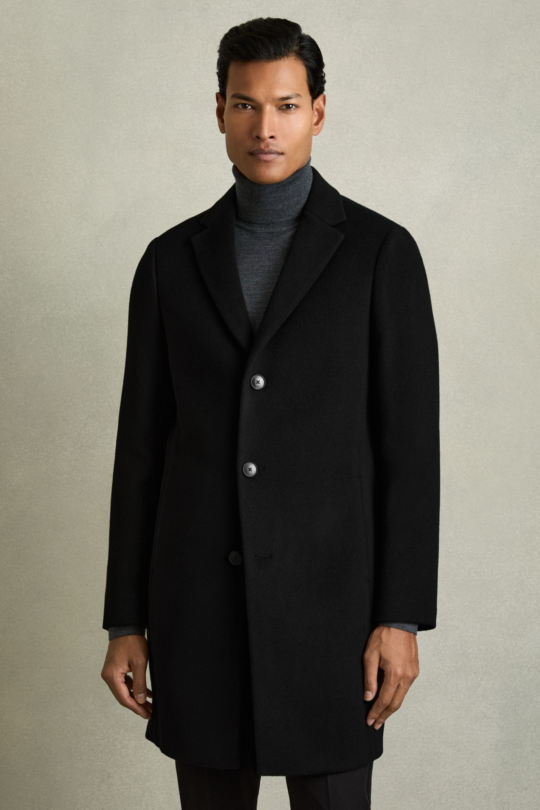 Mens black epsom coat store