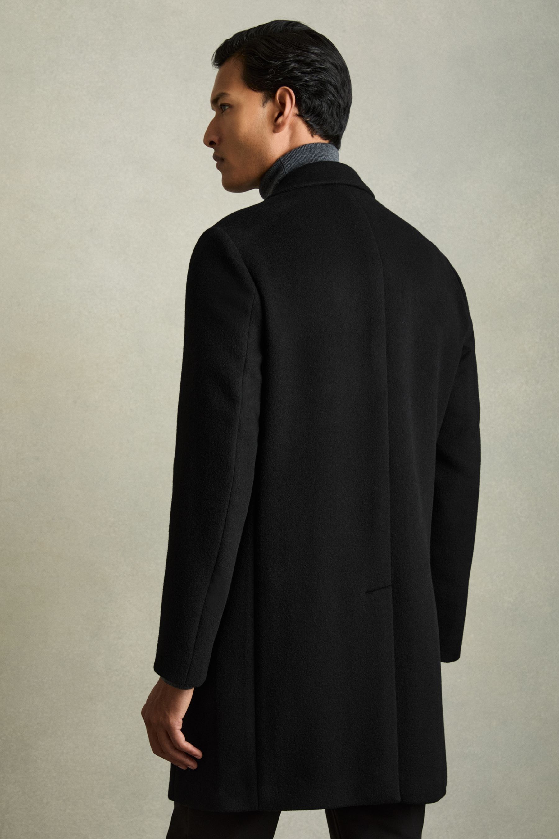 Mens black epsom coat hotsell
