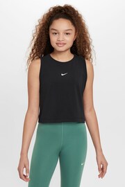 Nike Black Pro Dri-FIT Vest Top - Image 1 of 5