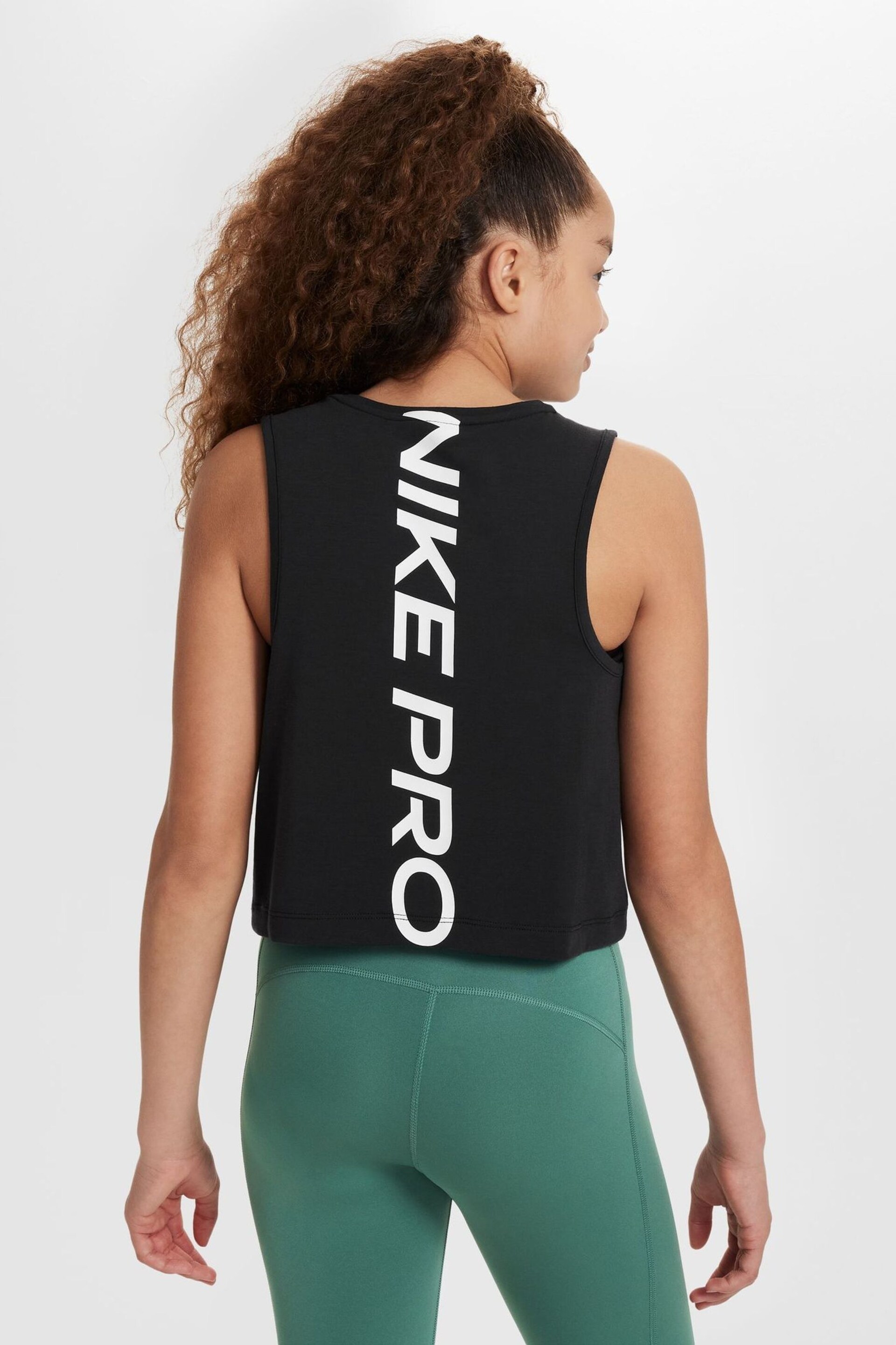 Nike Black Pro Dri-FIT Vest Top - Image 2 of 5