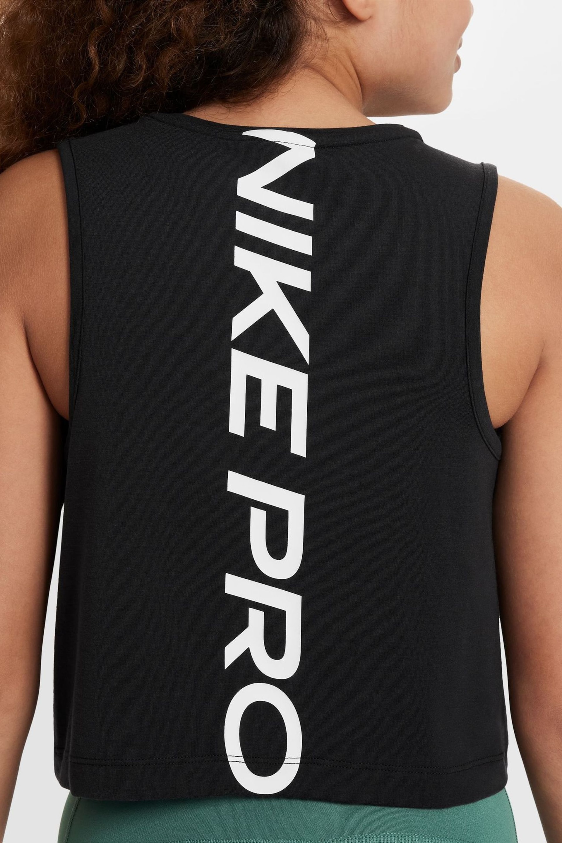 Nike Black Pro Dri-FIT Vest Top - Image 4 of 5