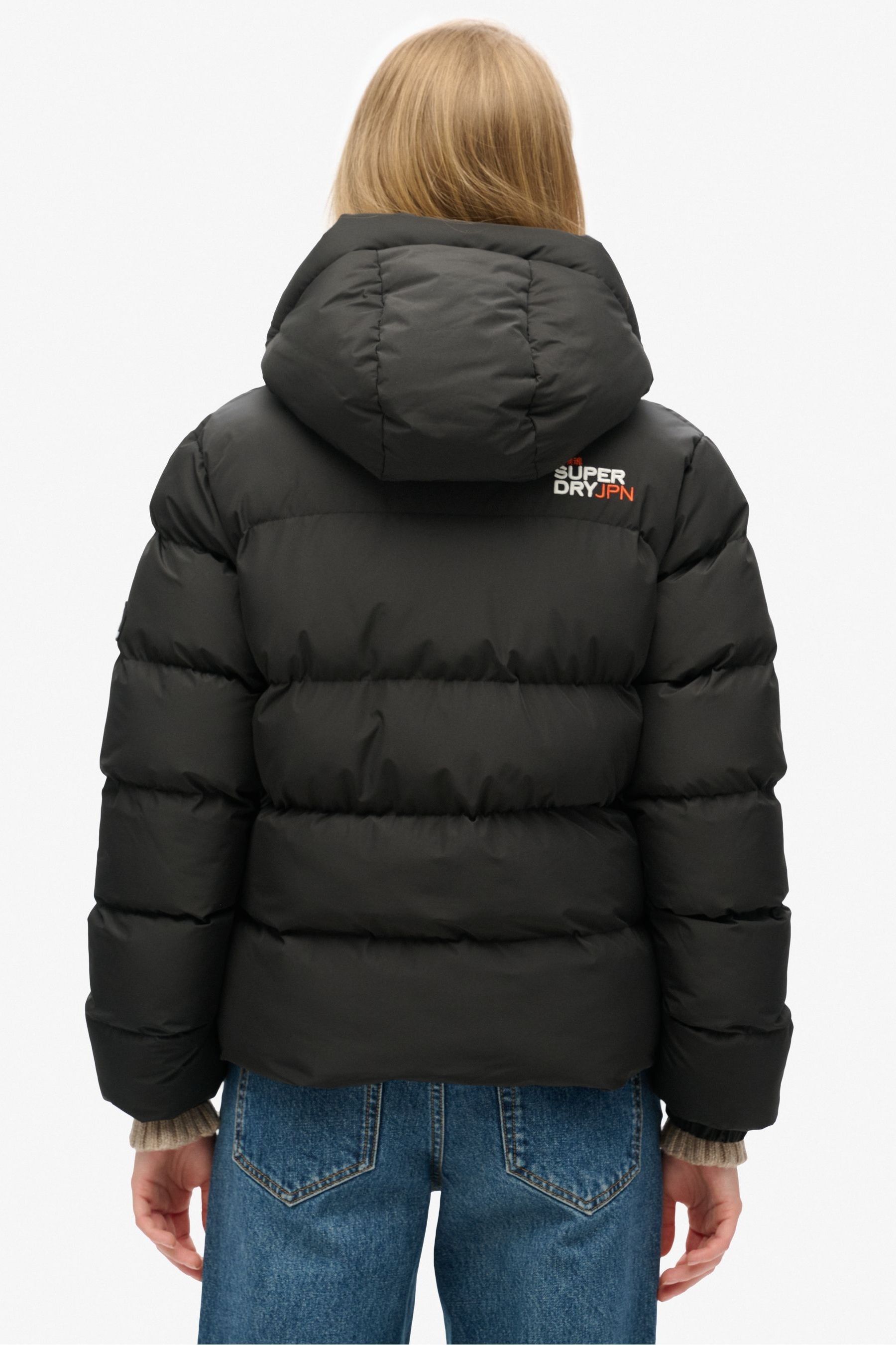 Superdry black puffer on sale