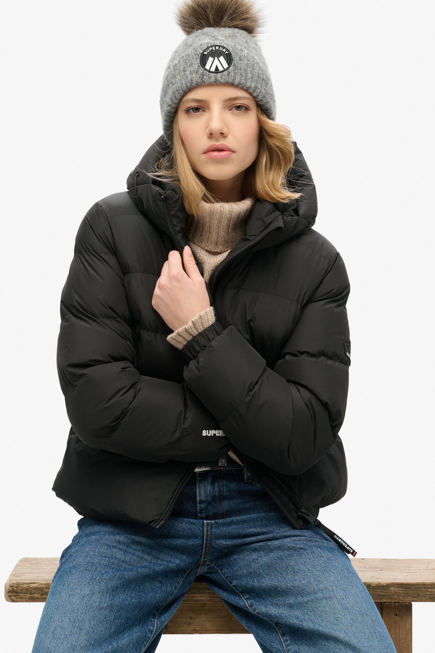 Superdry womens puffer coat deals