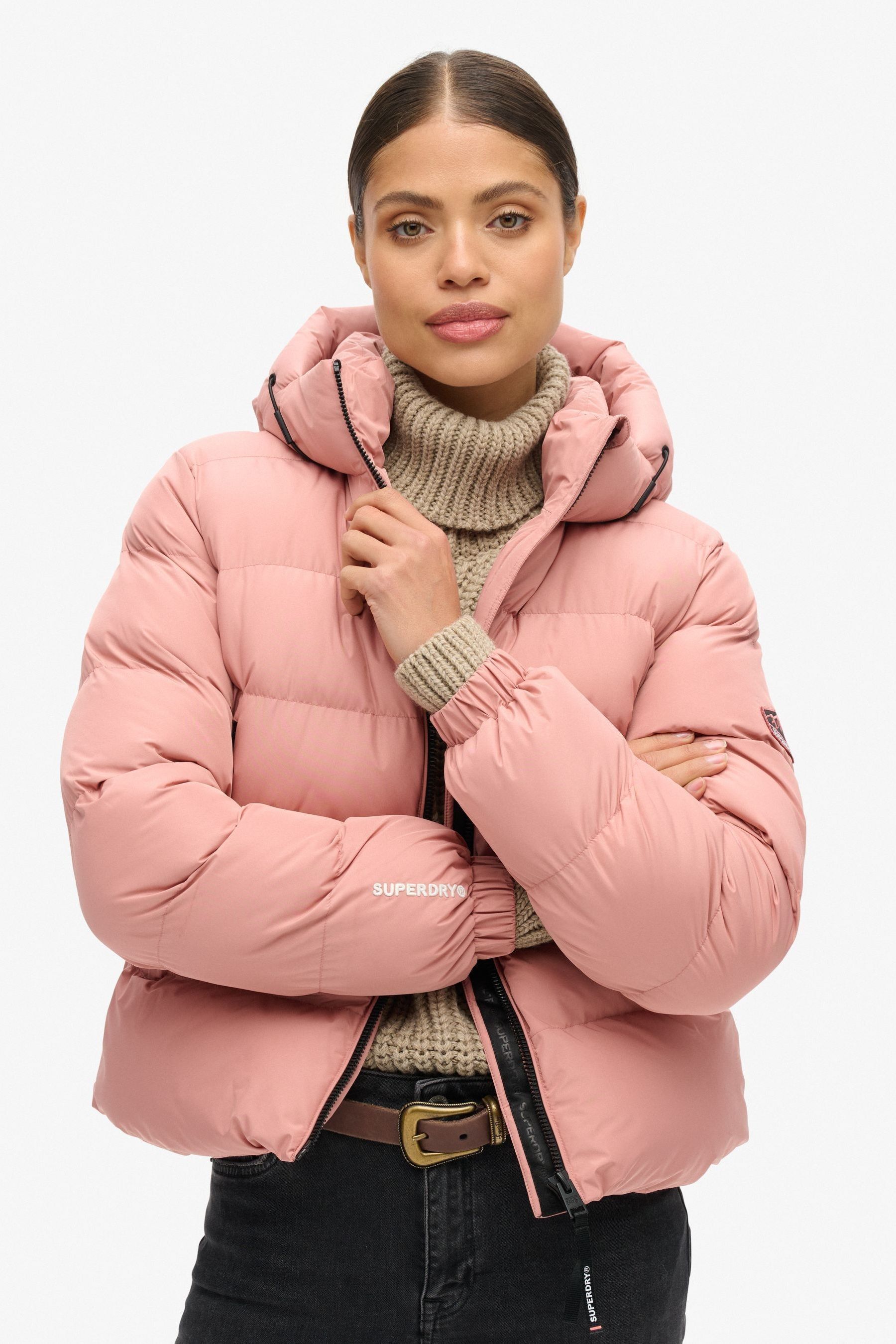 Buy Superdry Ash Rose Hooded Sports Puffer Jacket from Next Canada