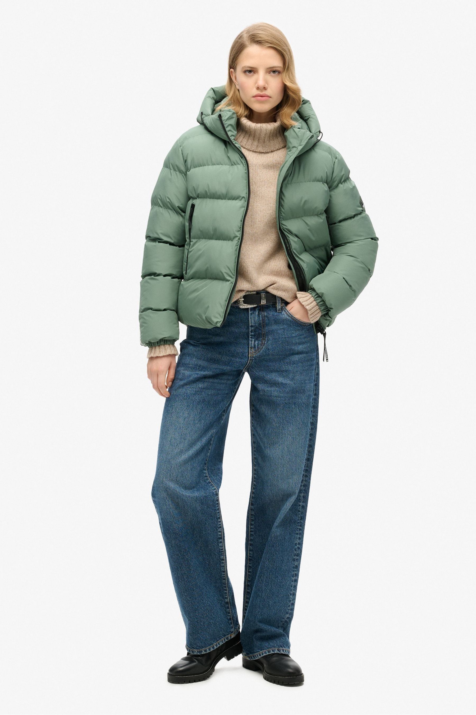 Superdry womens khaki jacket top