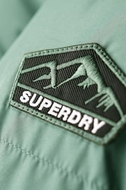 Superdry Laurel Khaki Hooded Sports Puffer Jacket - Image 8 of 8