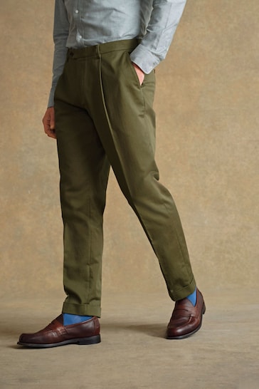 Barbour® Green Cotton Chinos