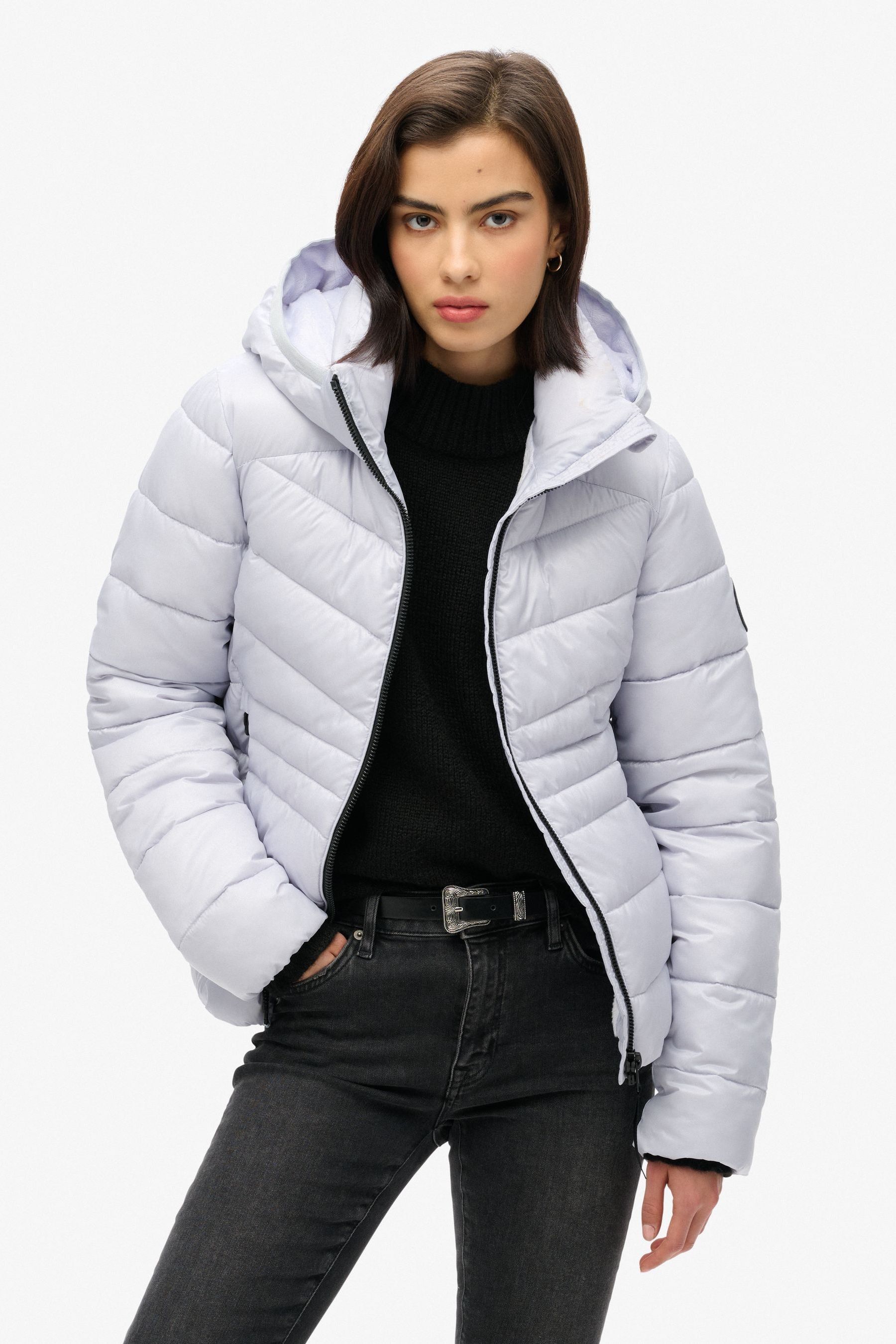 Womens superdry padded jacket cheap