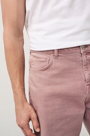 Pink Garment Dye Denim Shorts - Image 3 of 8