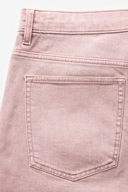 Pink Garment Dye Denim Shorts - Image 6 of 8