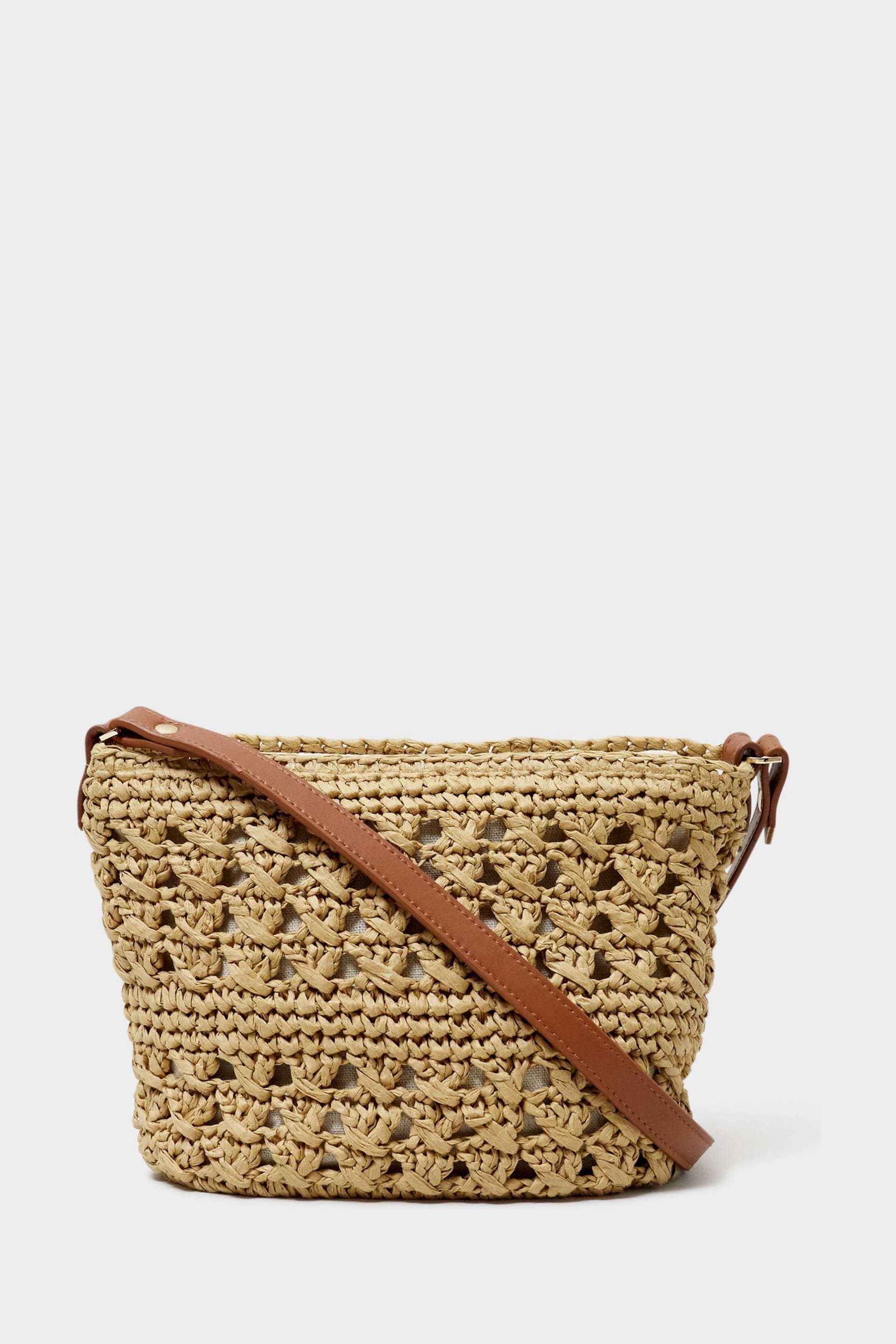 Crew Clothing Company Natural Textured  Beach Bag - Image 6 of 7