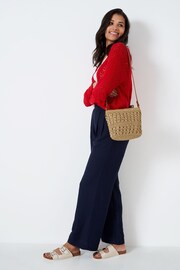 Crew Clothing Company Natural Textured  Beach Bag - Image 7 of 7