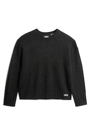 Superdry Truest Navy Essential Crew Neck Jumper - Image 4 of 6