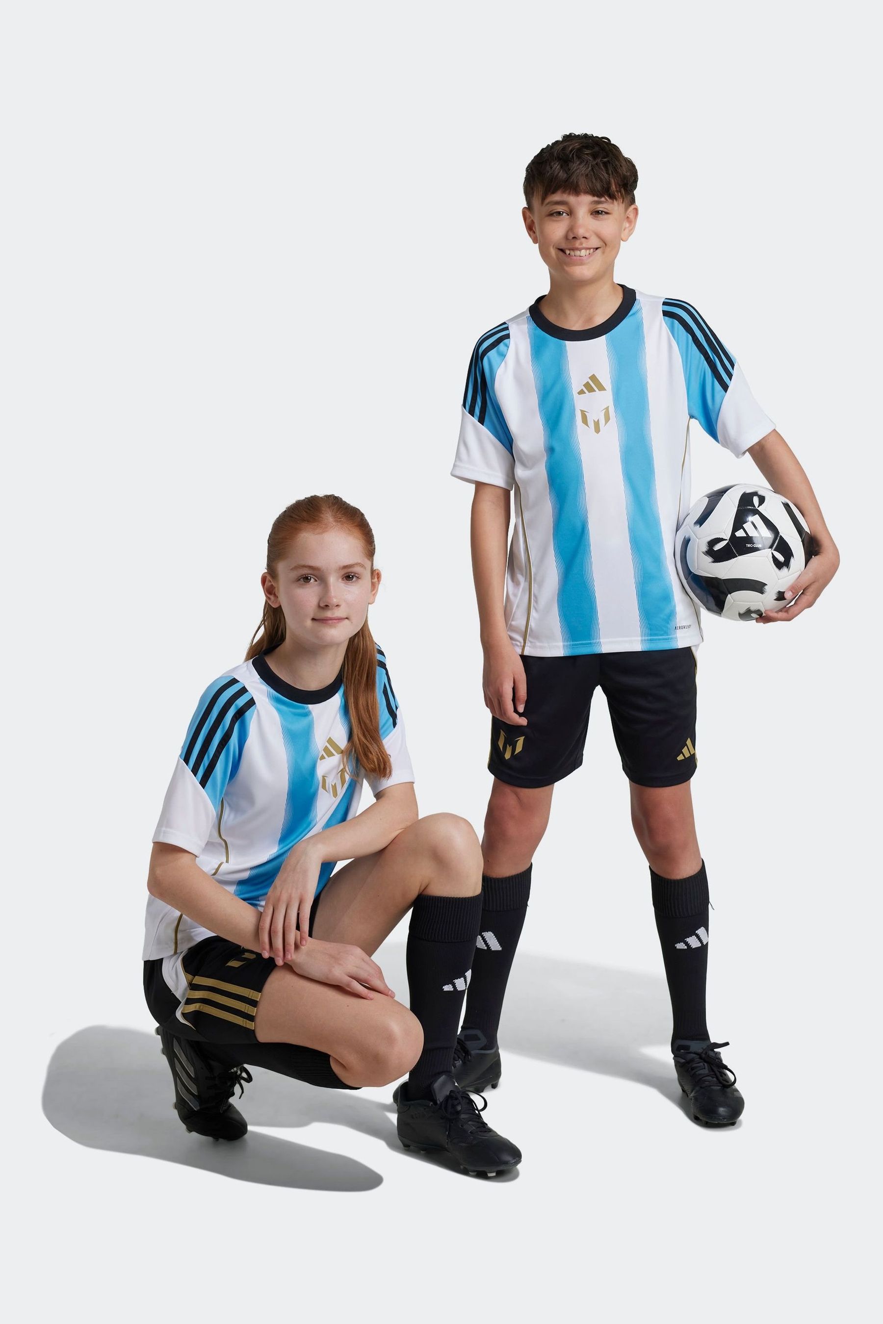Adidas black soccer shorts youth outlet