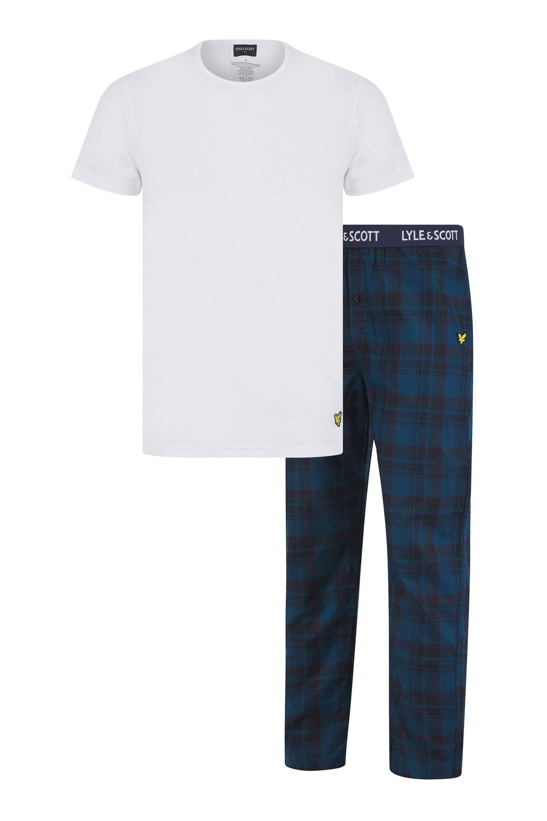 Buy Lyle Scott Blue Brent Loungewear Set from Next Canada