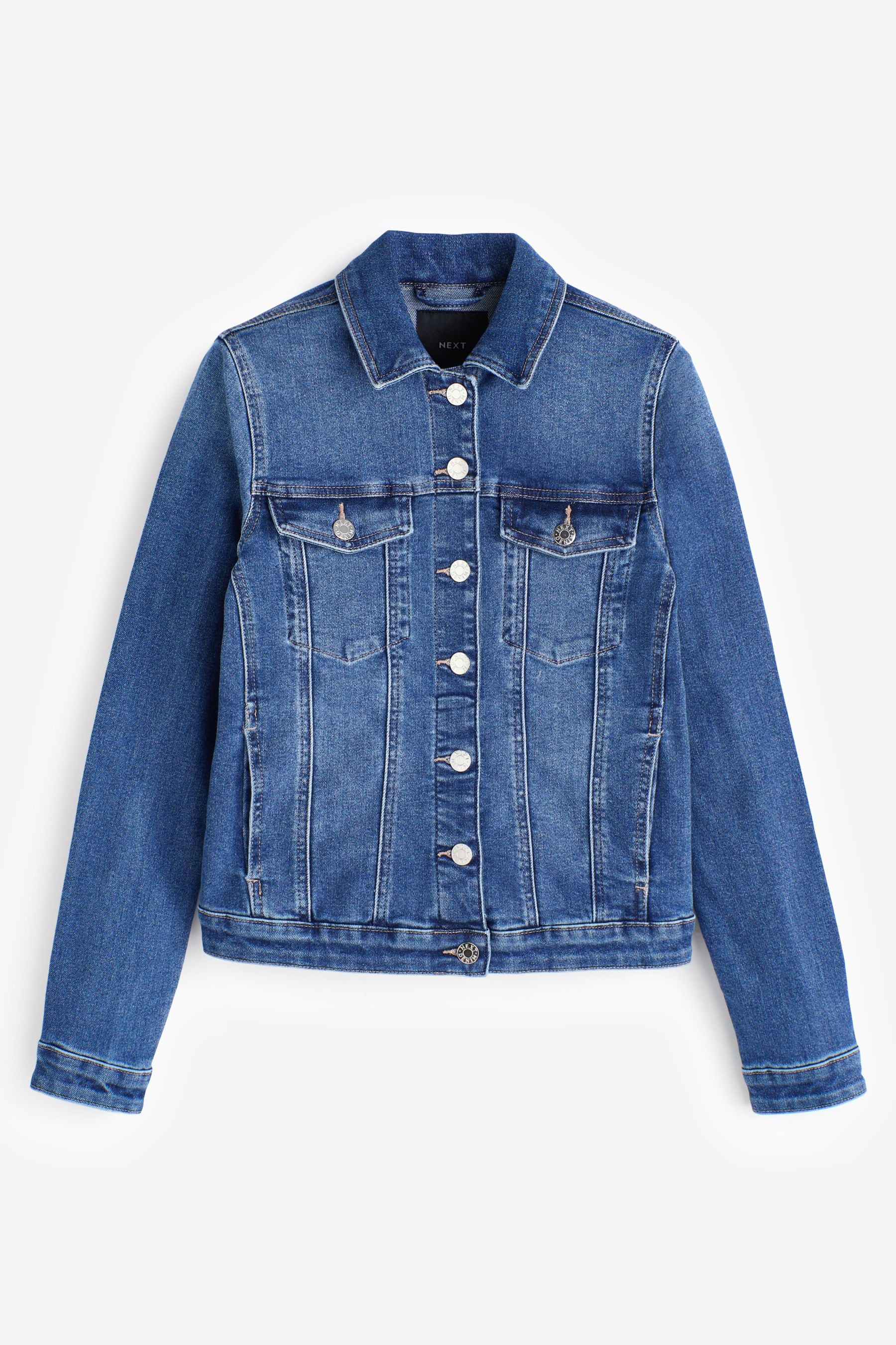 Mid Blue Wash Denim Jacket