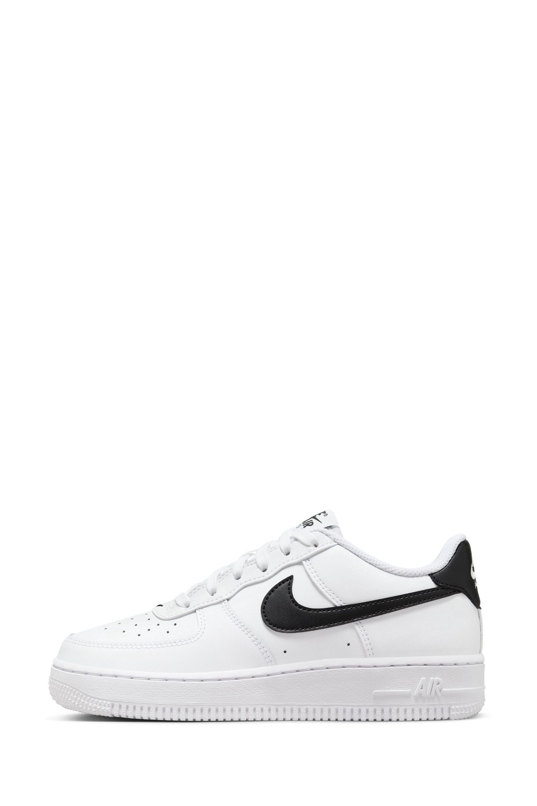 Womens nike air force 1 white and black deals