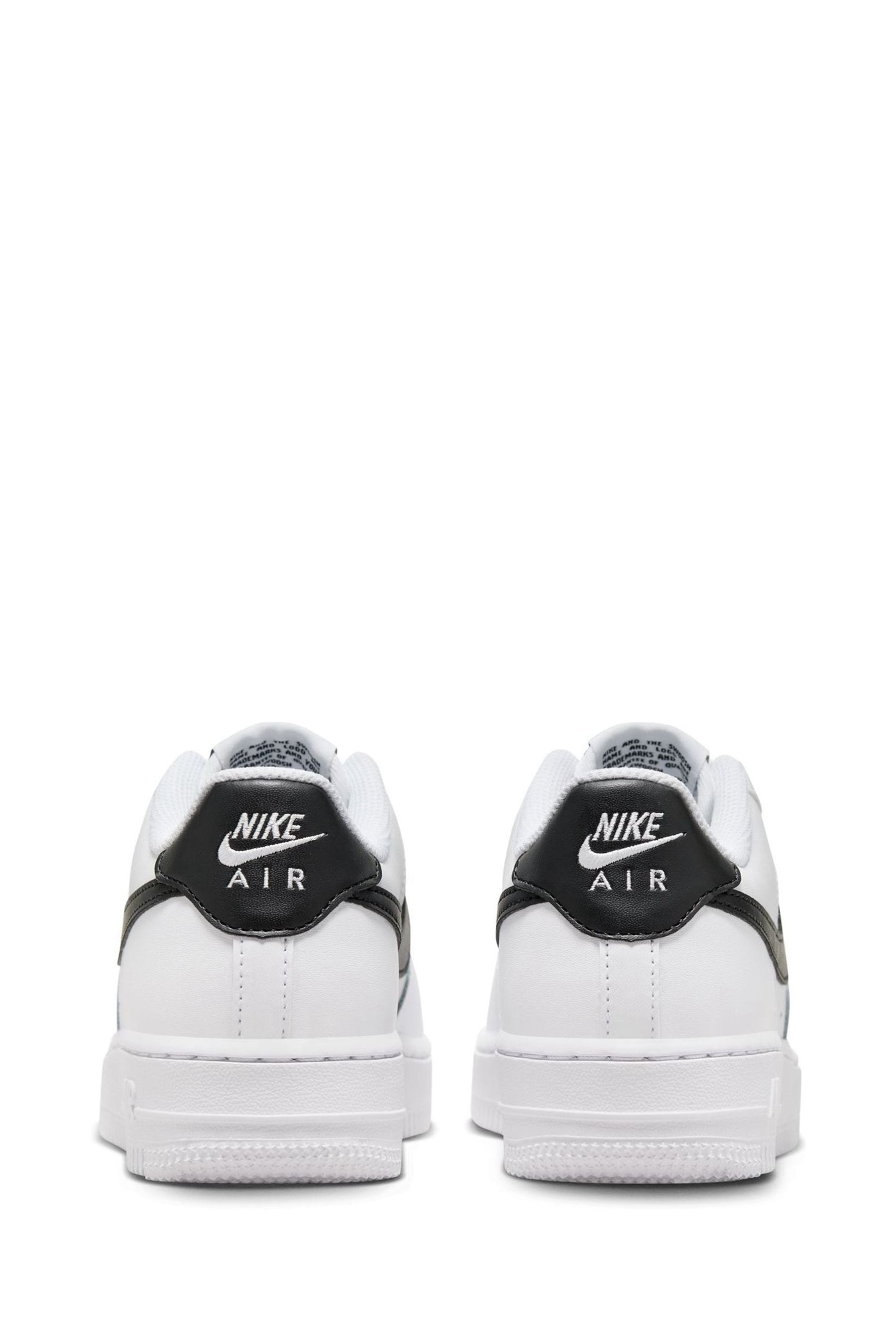 Buy Nike White Black Air Force 1 Youth Trainers from the Next UK online shop