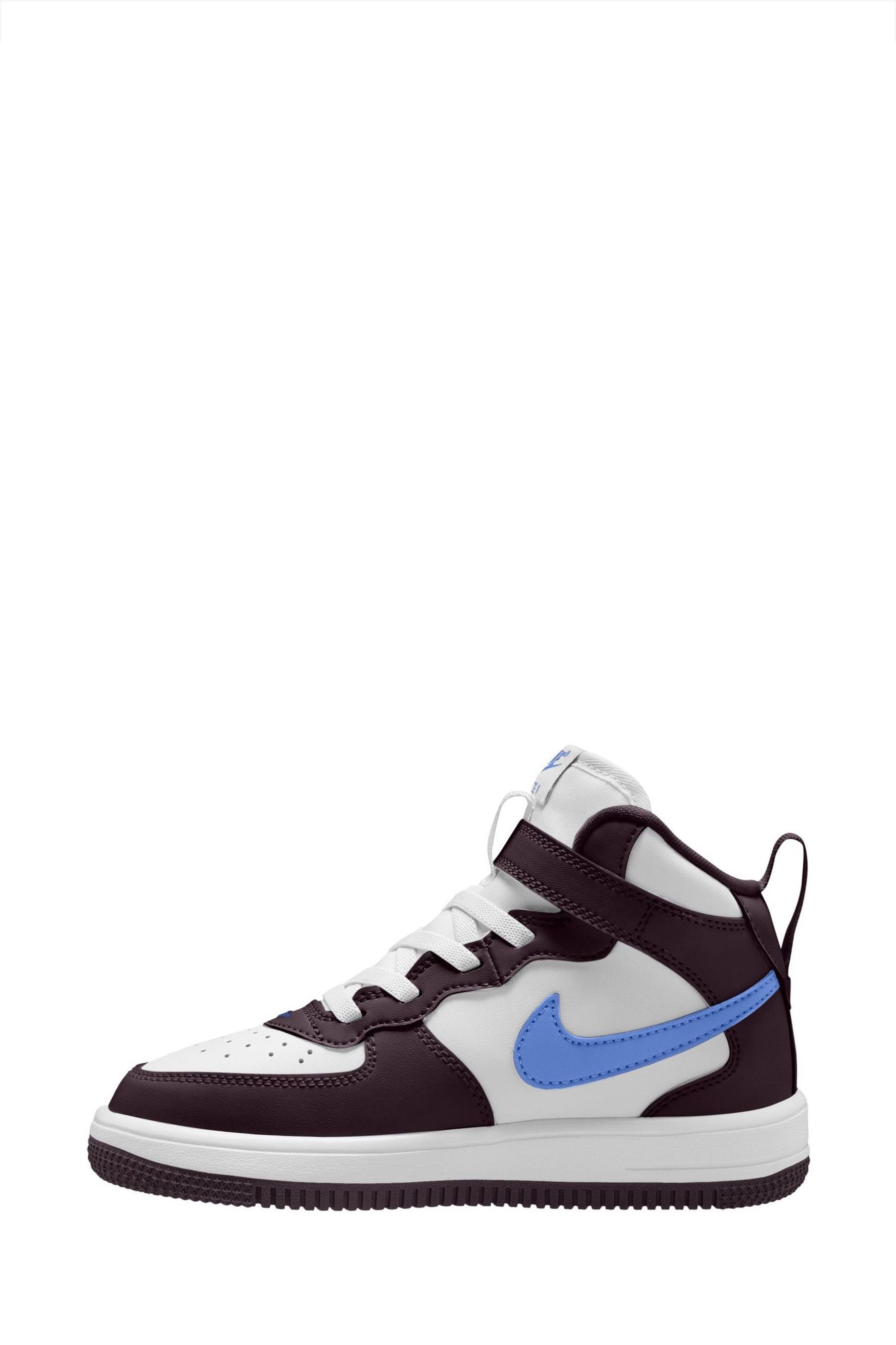 Buy Nike Blue Black Junior Air Force 1 Mid EasyOn Trainers from Next Ukraine
