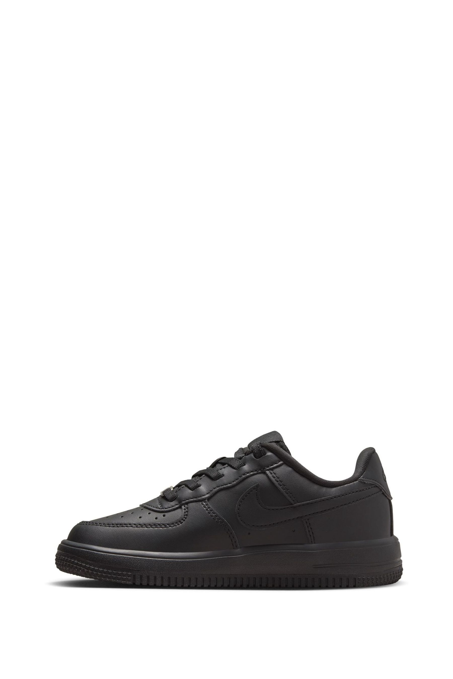 All black air force 1 kids clearance