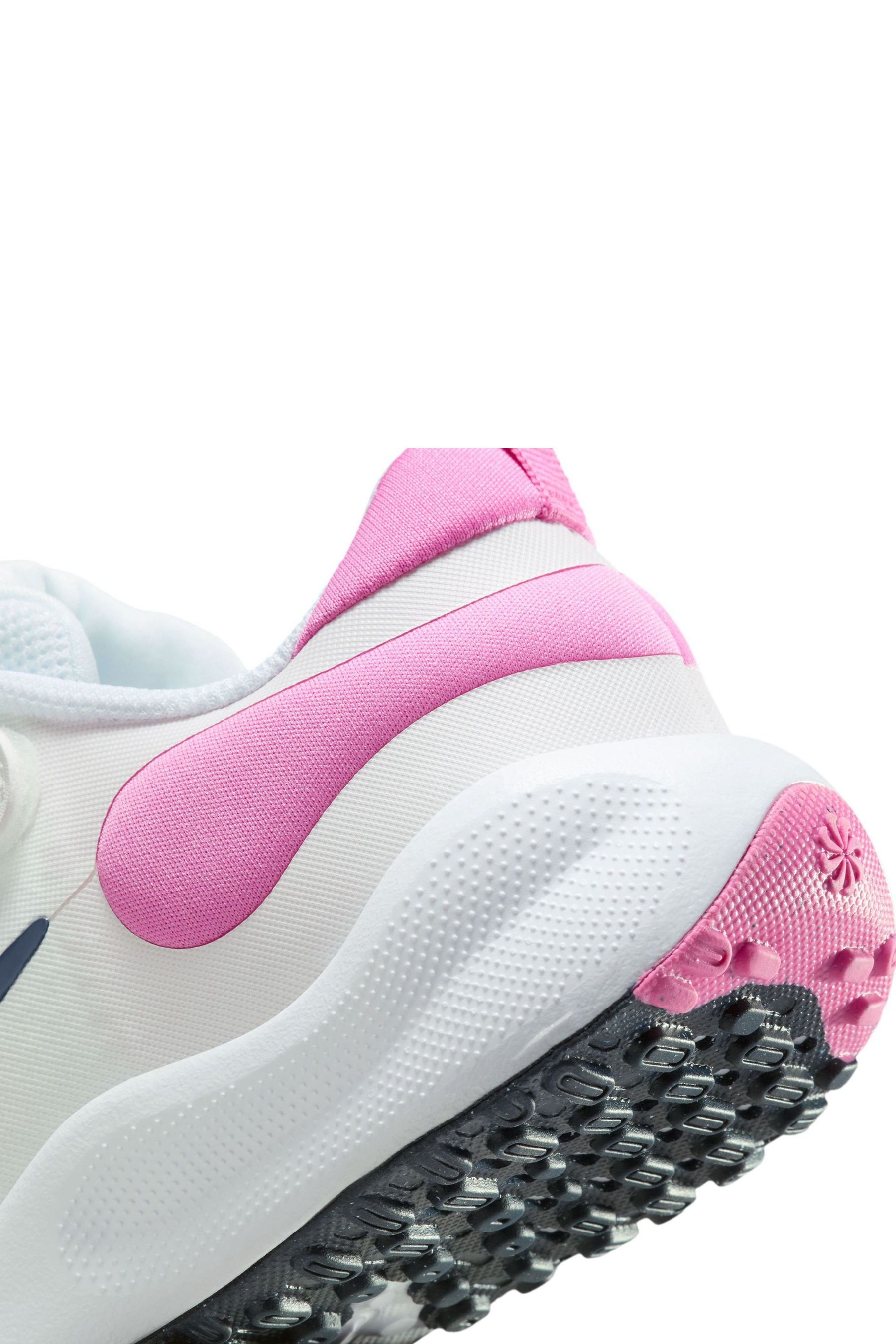 Nike white and pink sneakers store