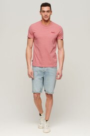 Superdry Pink Vintage Logo Cap Sleeve T-Shirt - Image 2 of 5