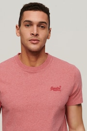 Superdry Pink Vintage Logo Cap Sleeve T-Shirt - Image 3 of 5