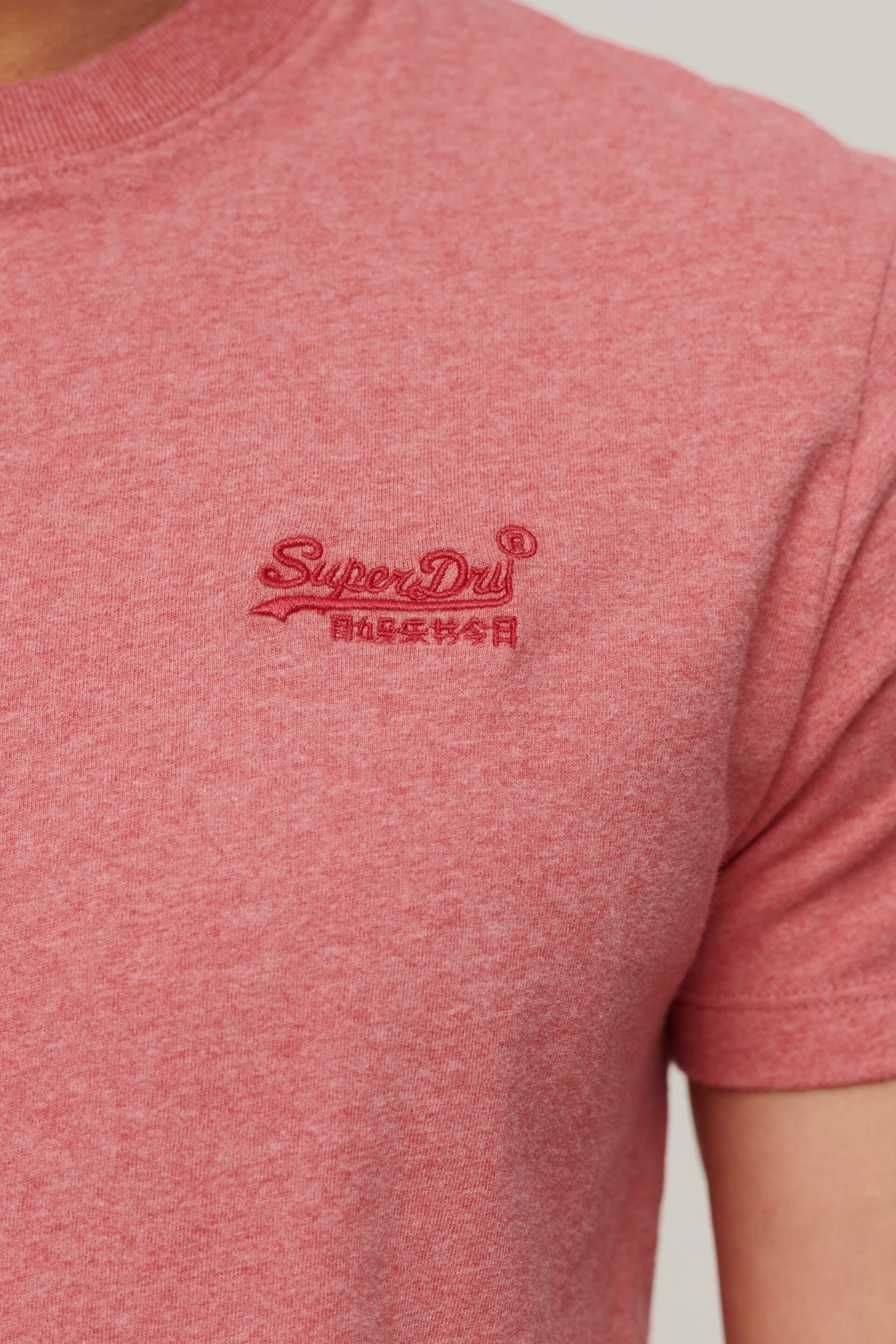 Superdry Pink Vintage Logo Cap Sleeve T-Shirt - Image 4 of 5