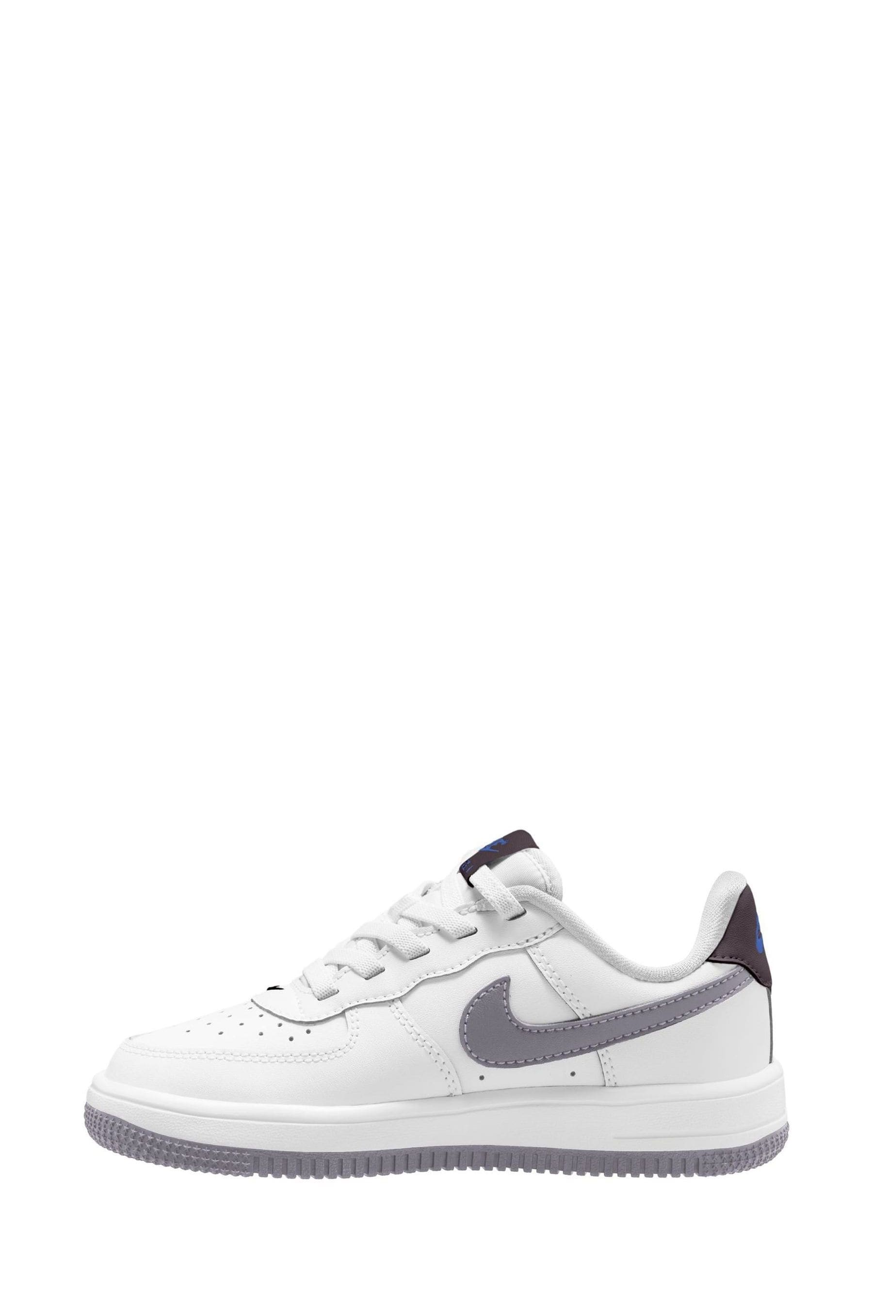 Junior grey nike air force 1 top