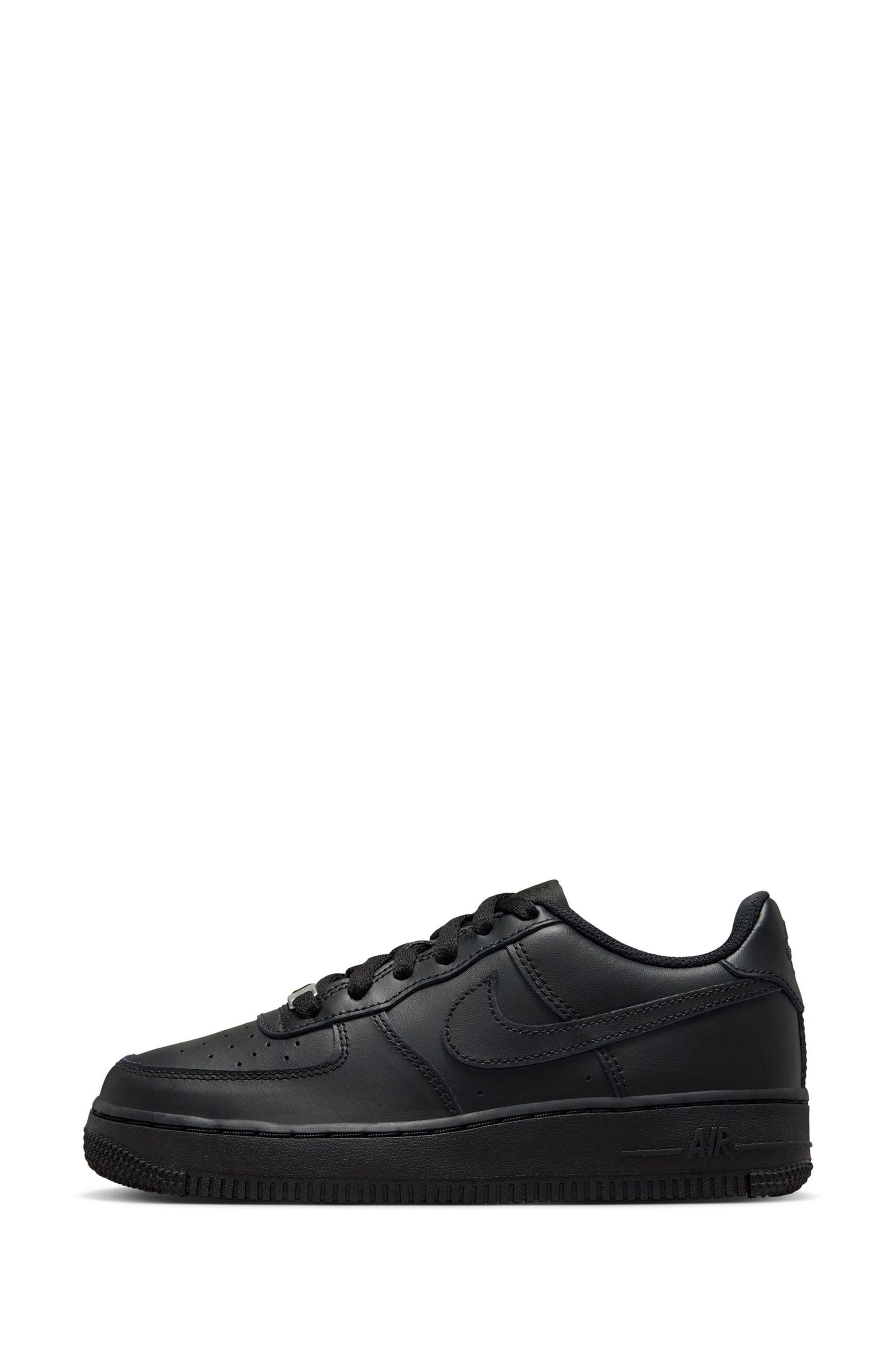 Buy Nike Black Air Force 1 Youth Trainers from the Next UK online shop