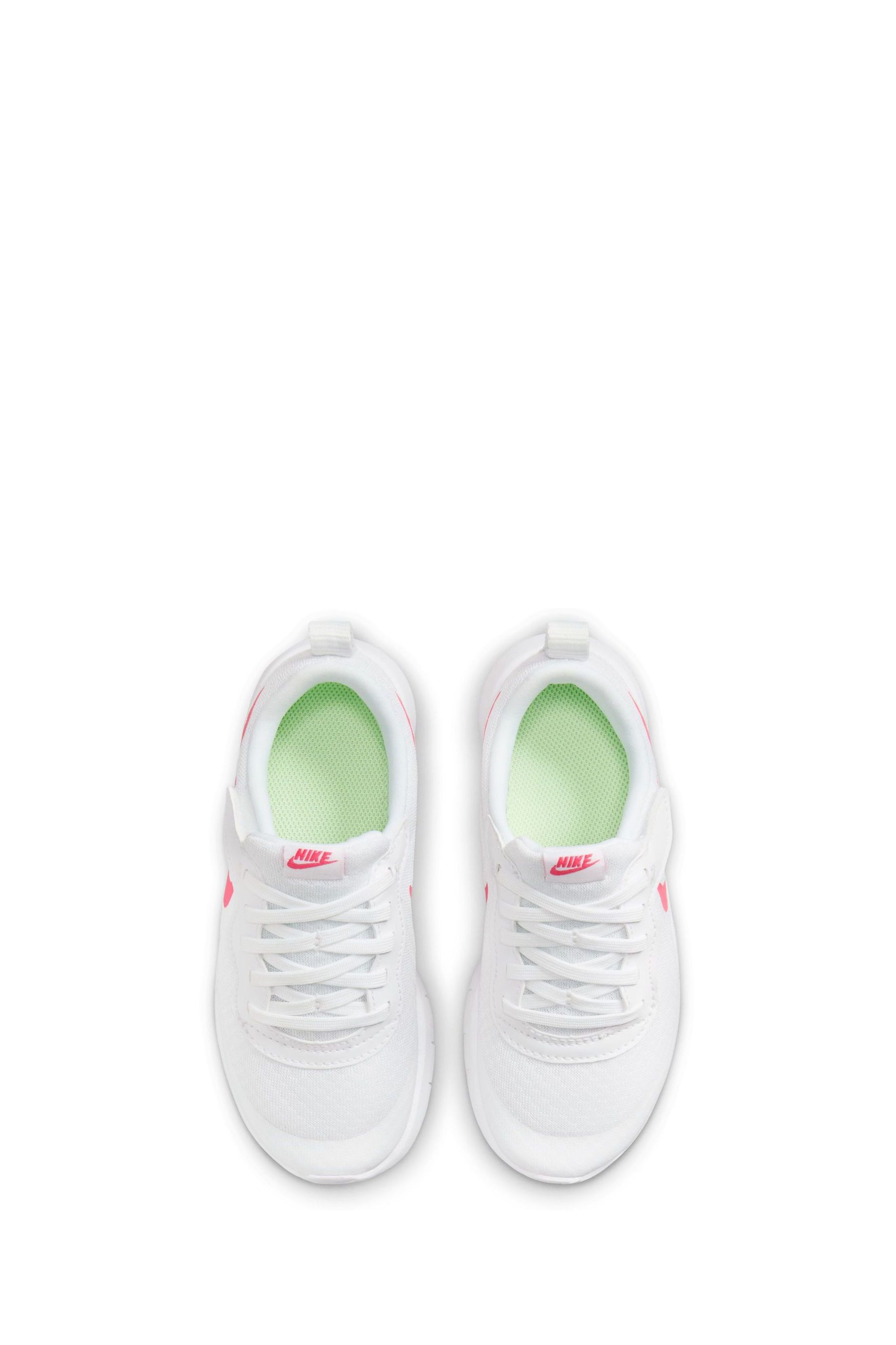 Nike white tanjun sneakers hot sale