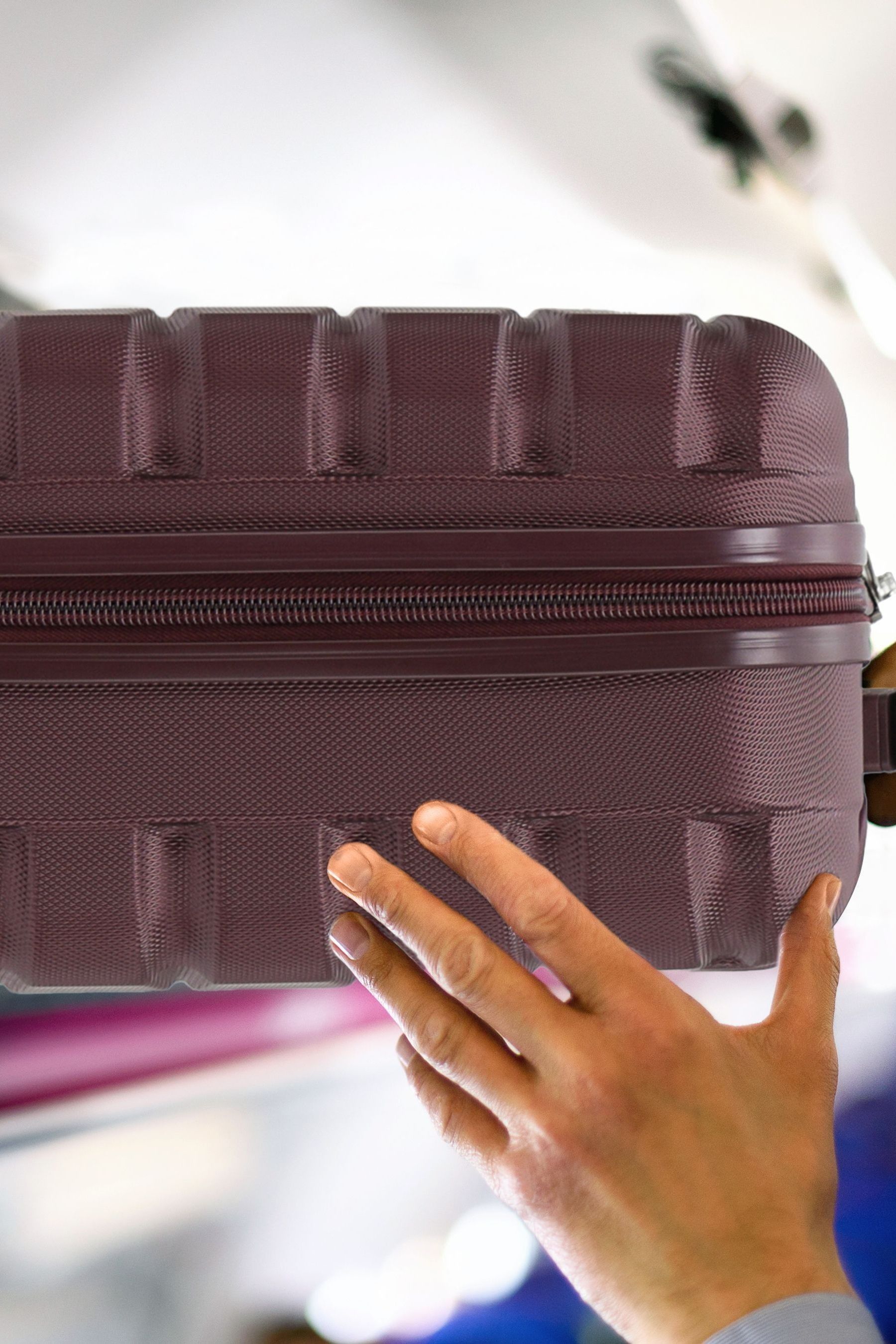 Buy Flight Knight 56x36x23cm 4 Wheel ABS Hard Case Cabin Carry On Hand Black Luggage from the Next UK online shop