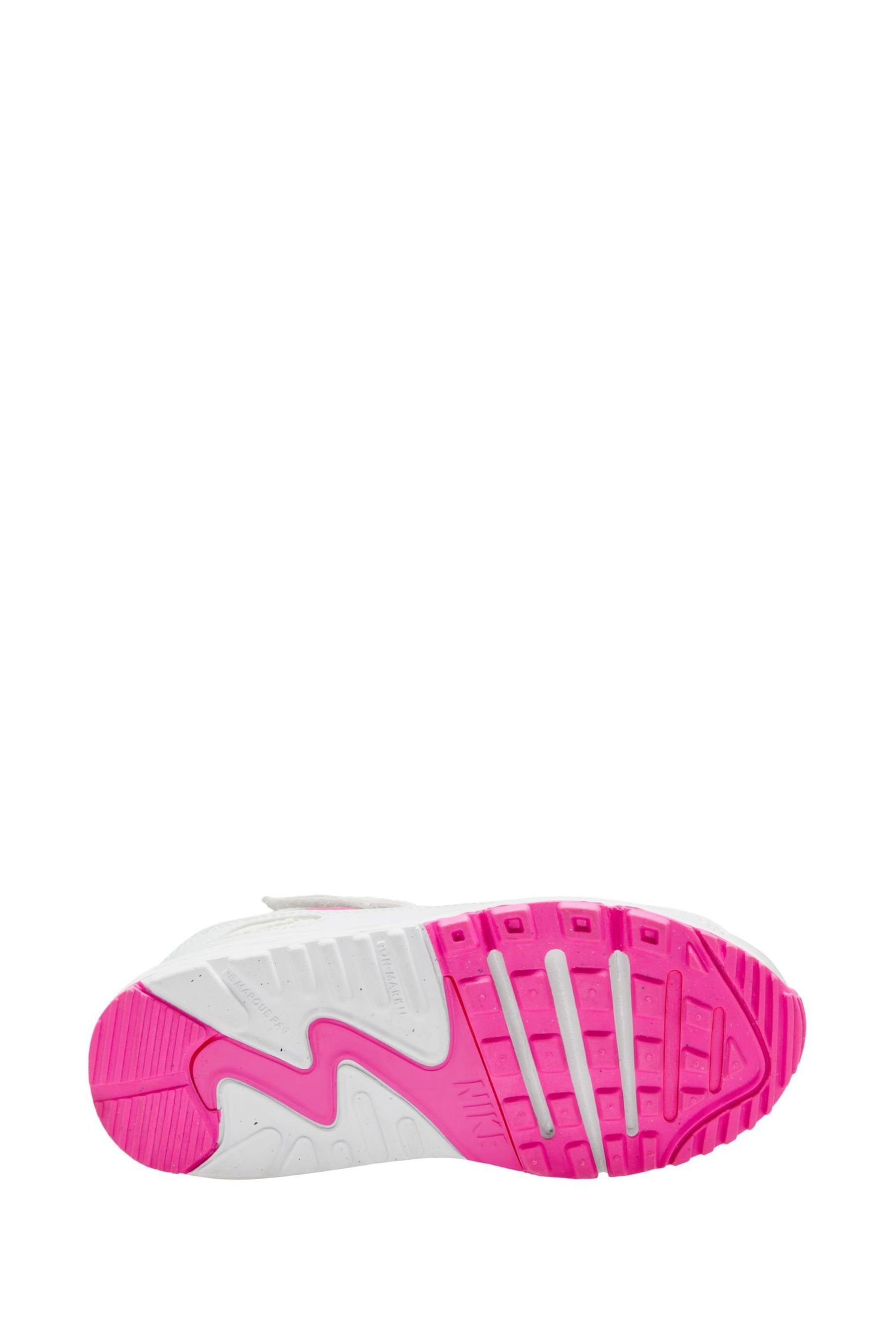 Buy Nike White Pink Junior Air Max 90 Easy On Trainers from the Next UK online shop