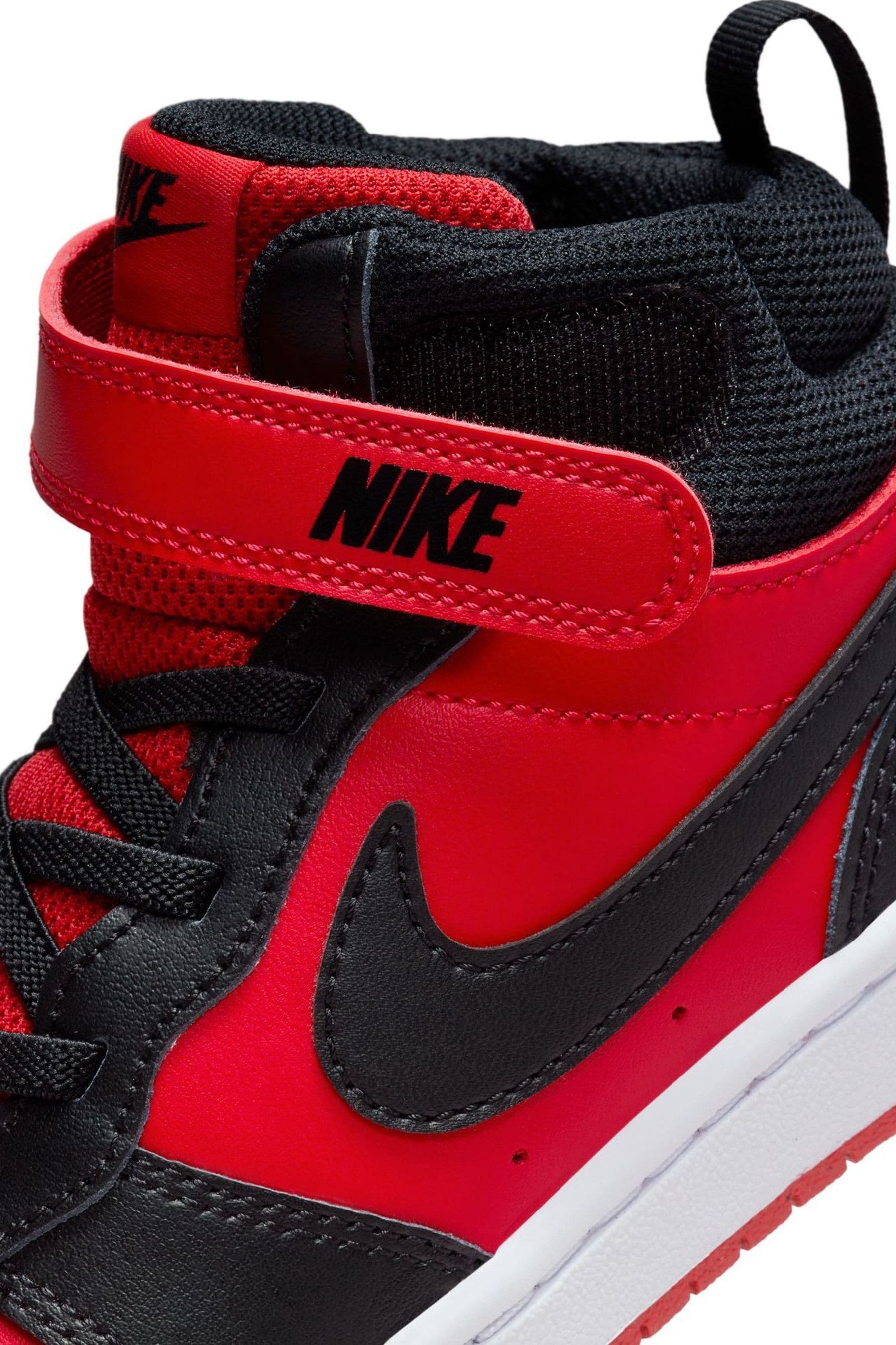 Red nike air high tops hotsell