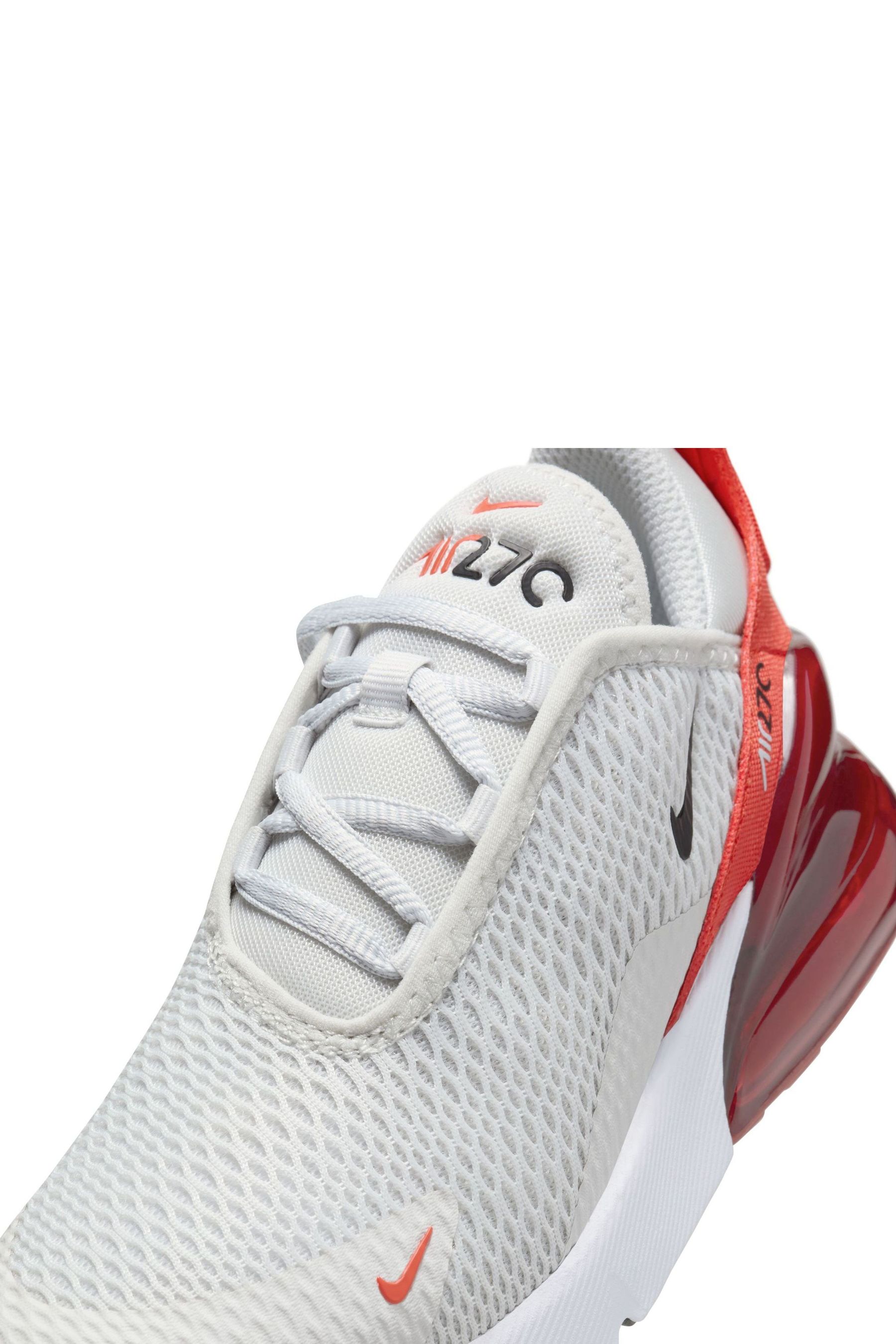 Kaufe Sie Orange WeiB Nike Air Max 270 Sportschuhe fur Kinder bei Next Deutschland