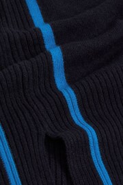 Reiss Navy/Blue Alexis Wool Blend Roll Neck Jumper - Image 6 of 6