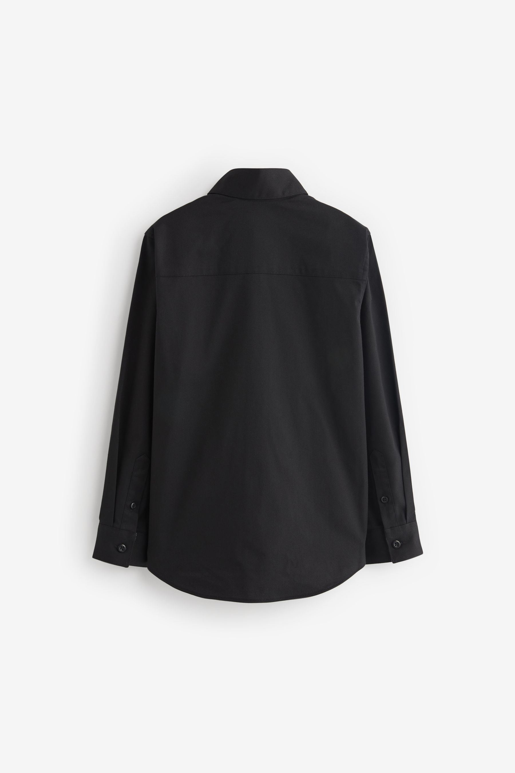 Buy Black Long Sleeve Smart Trimmed Shirt 3 16yrs from the Next UK online shop