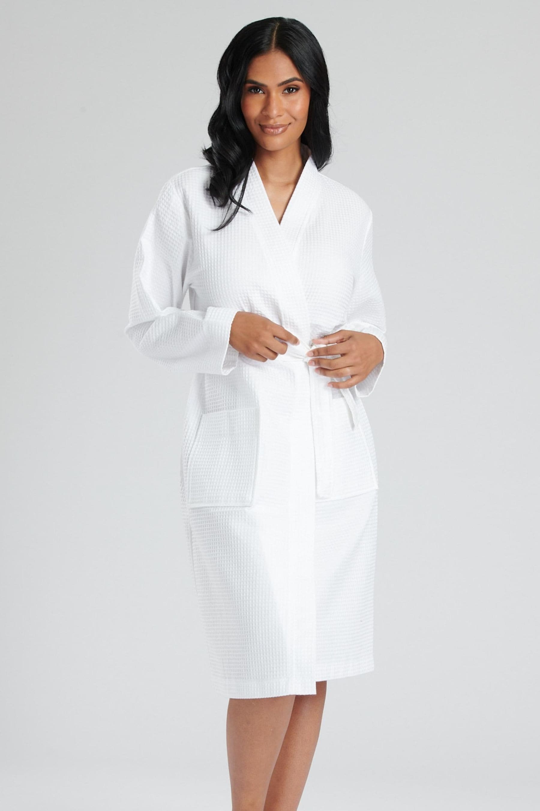 Next white deals dressing gown